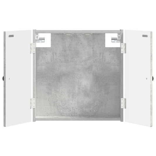 Dartboard Cabinet EDE Concrete Grey 52.5 x 10.5 x 53.5 cm