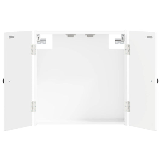 Dartboard Cabinet EDE High Gloss White 52.5 x 10.5 x 53.5 cm