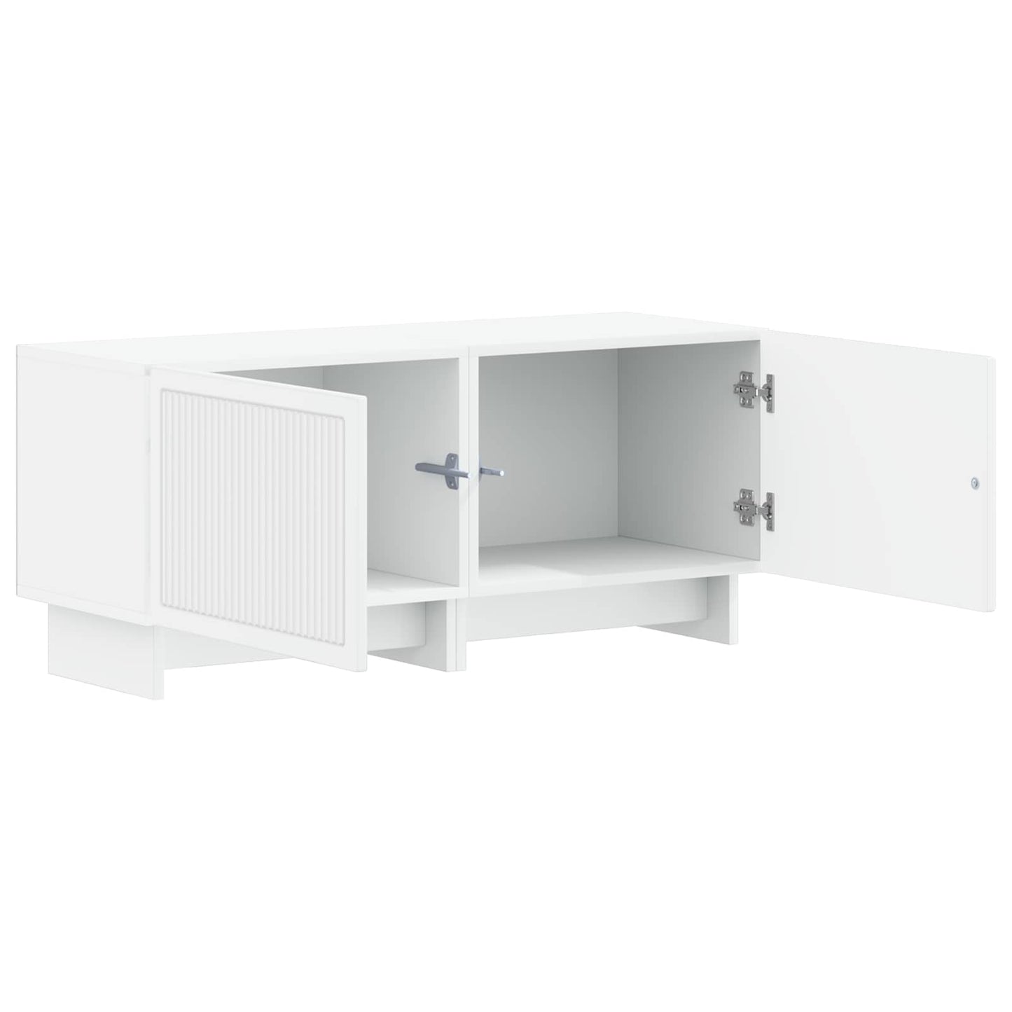 TV Cabinet White Engineered Wood