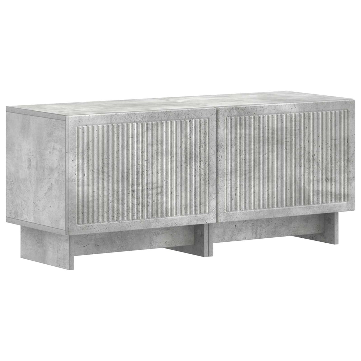 TV Cabinet Concrete Grey Engineered Wood