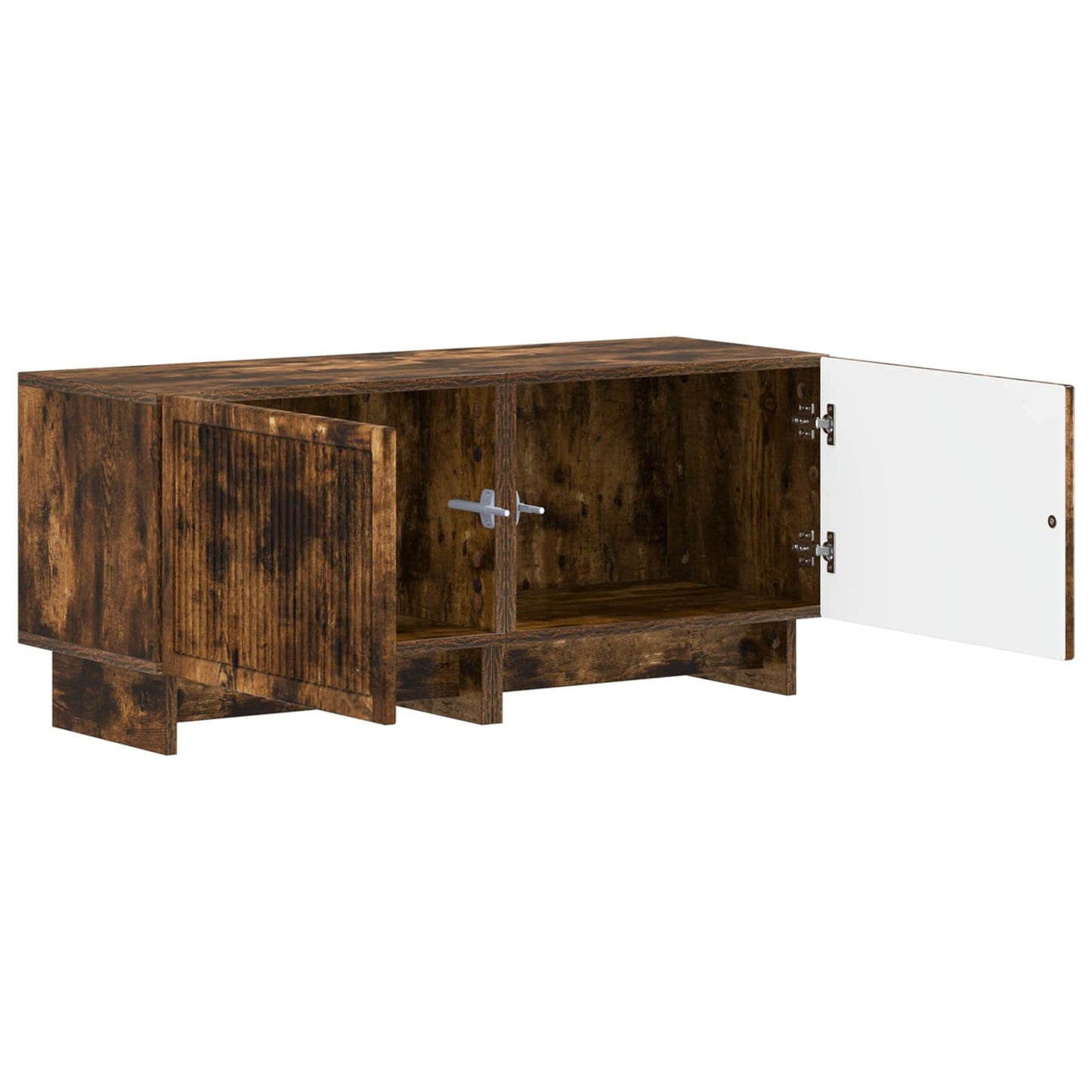 TV Cabinet Smoked Oak Engineered Wood
