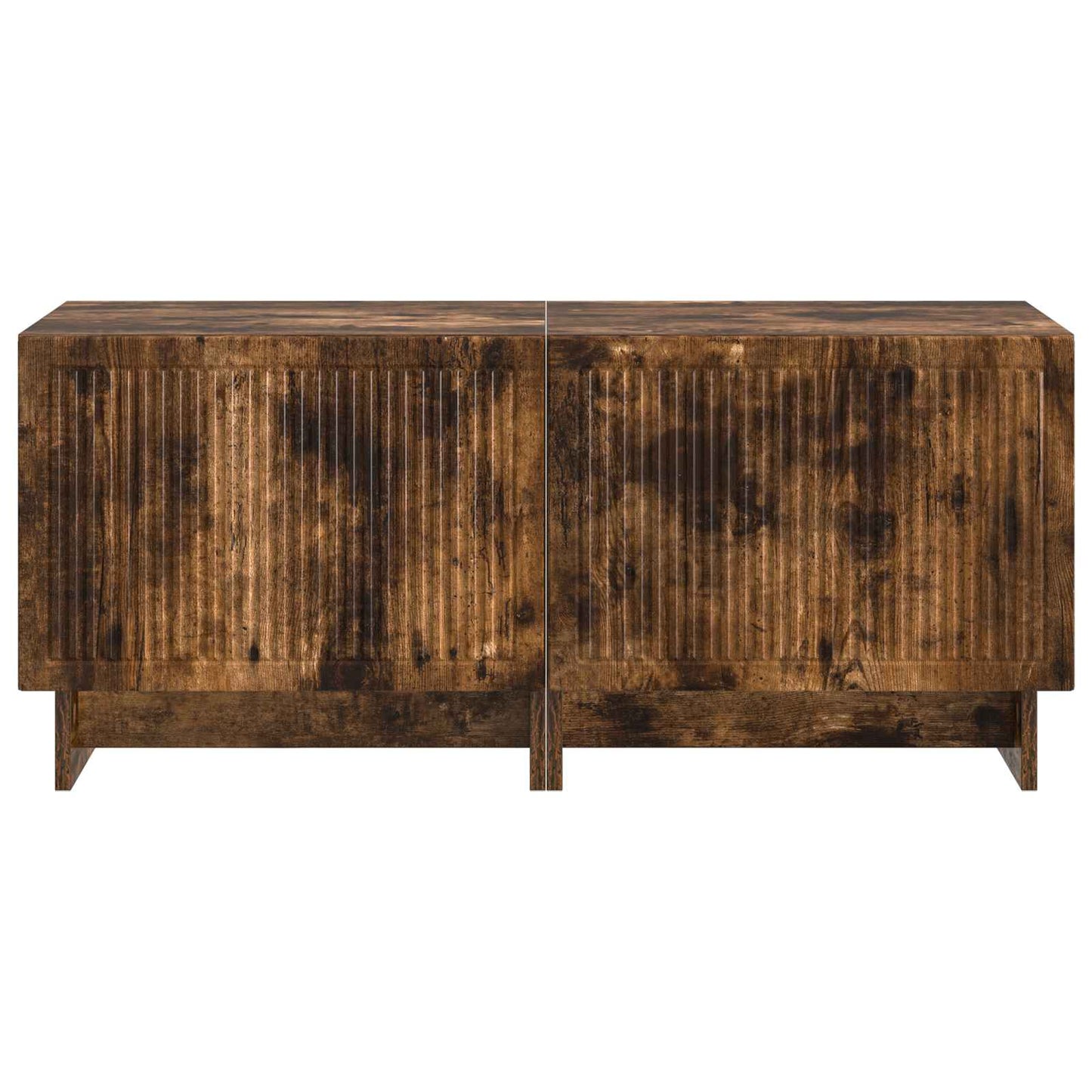 TV Cabinet Smoked Oak Engineered Wood