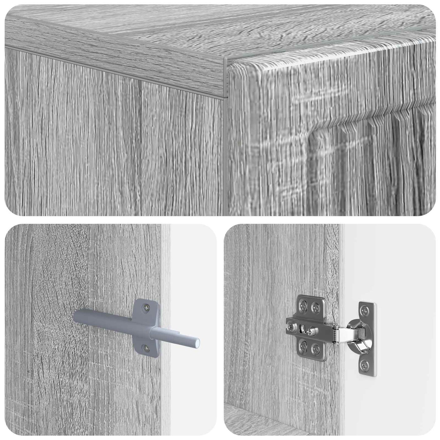 TV Cabinet Grey Sonoma Engineered Wood