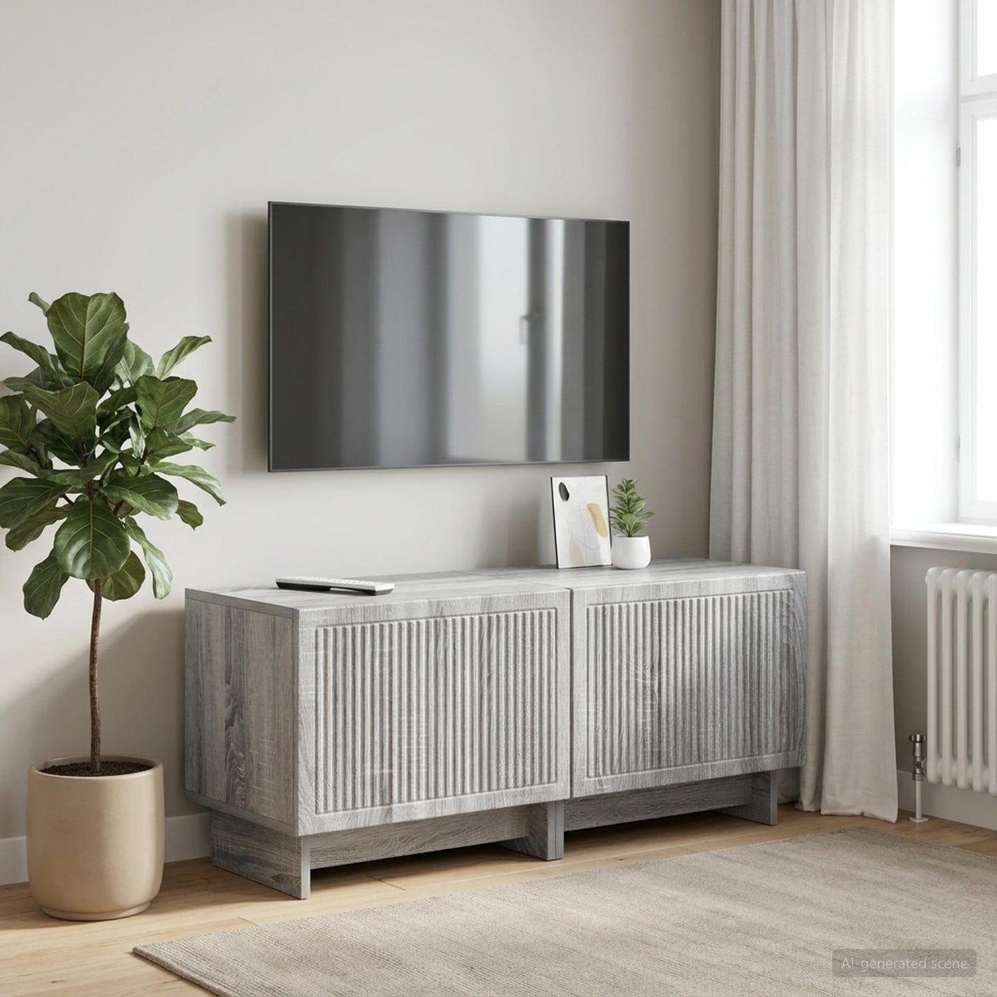 TV Cabinet Grey Sonoma Engineered Wood