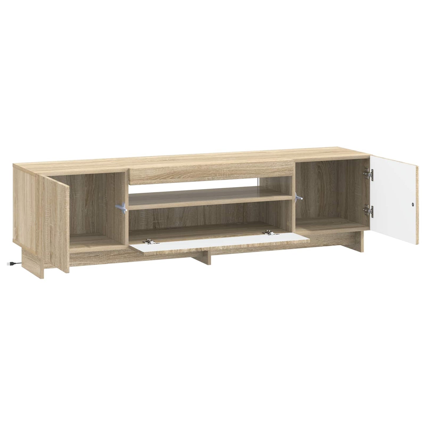 LED TV Cabinet Sonoma Oak Engineered Wood