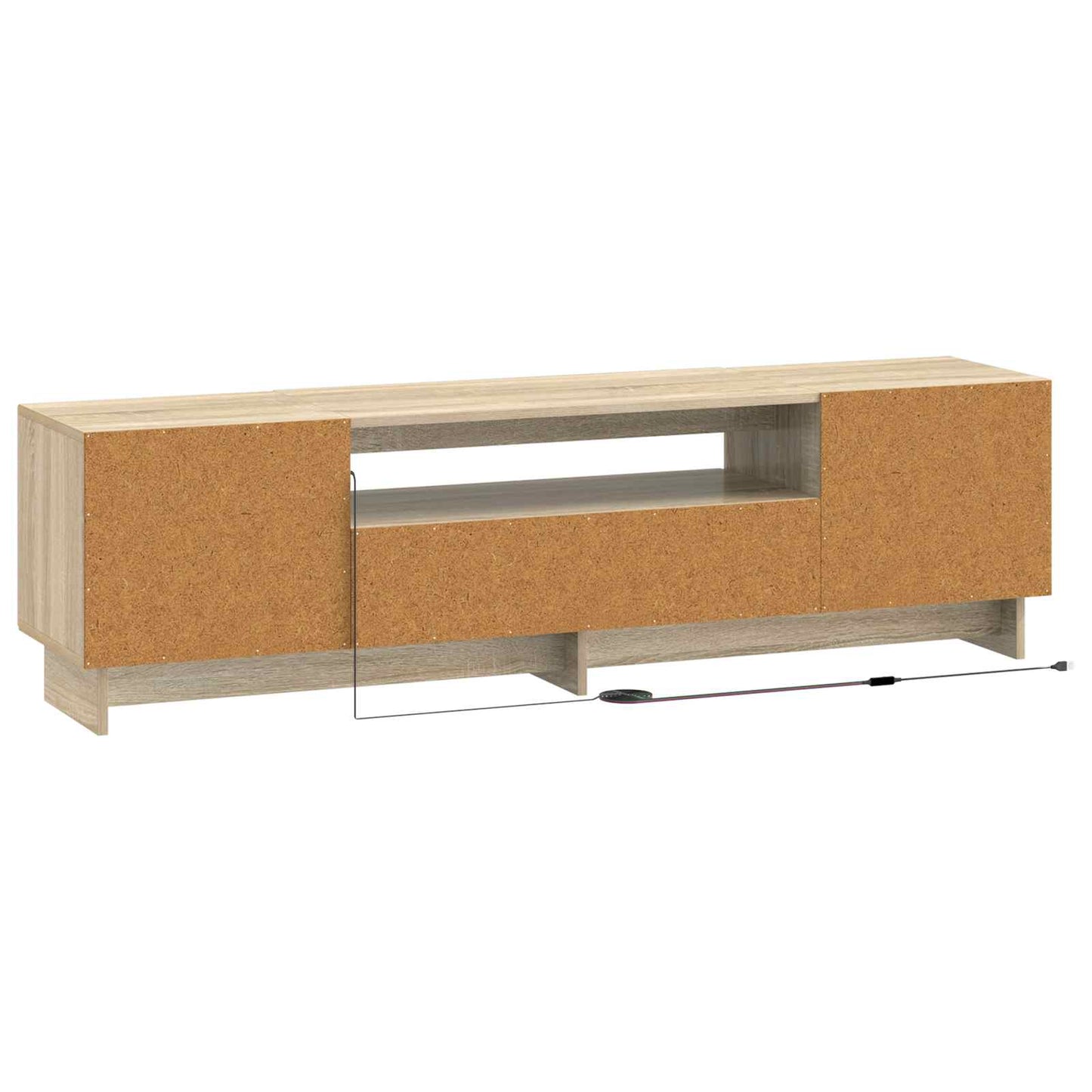 LED TV Cabinet Sonoma Oak Engineered Wood