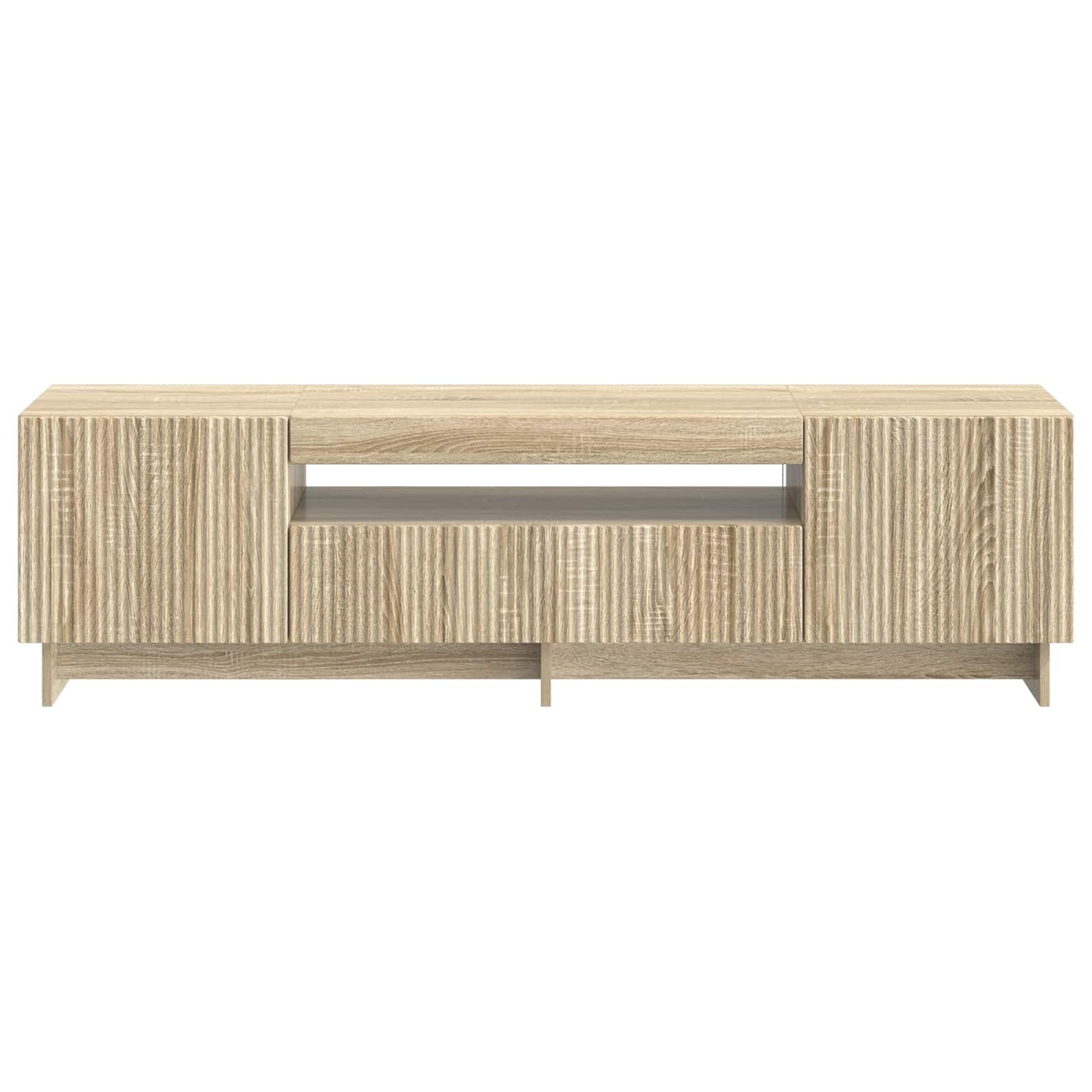 LED TV Cabinet Sonoma Oak Engineered Wood