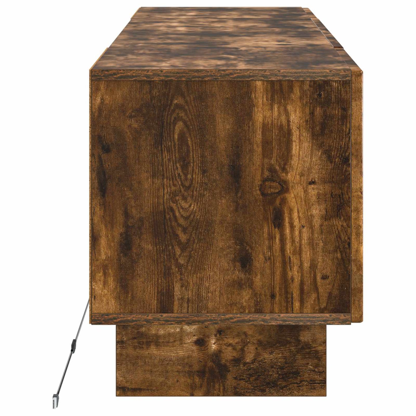 LED TV Cabinet Smoked Oak Engineered Wood