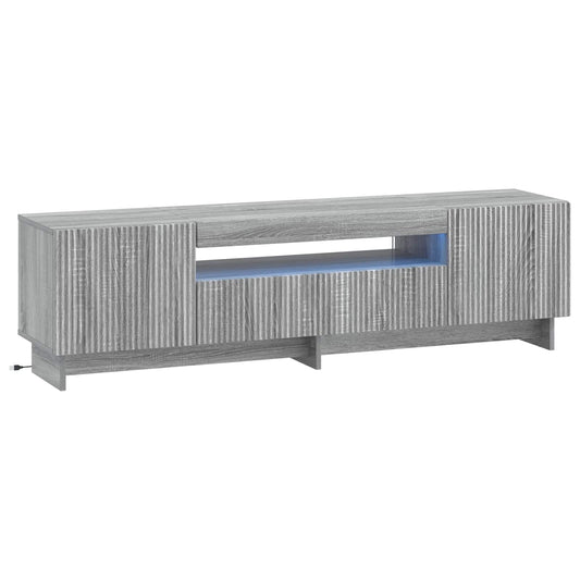 LED TV Cabinet Grey Sonoma Engineered Wood