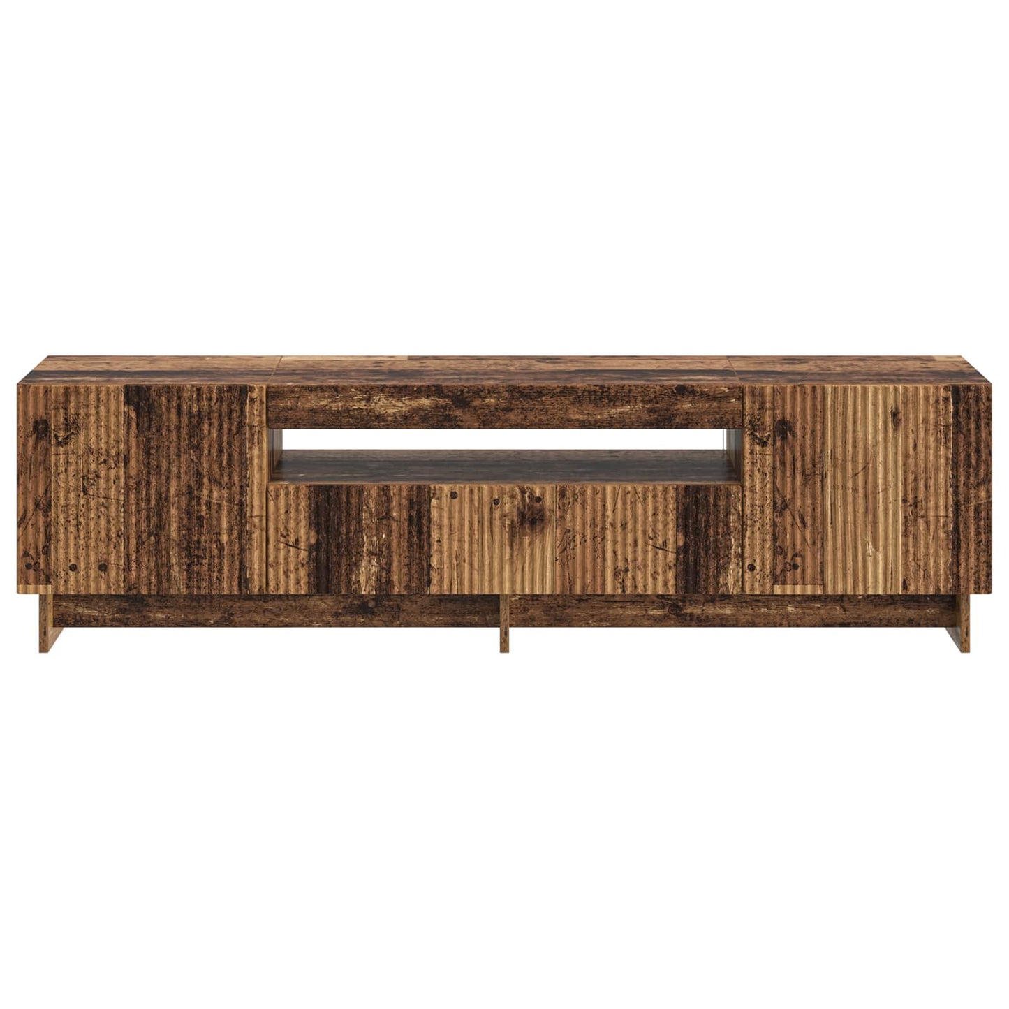LED TV Cabinet Old Wood Engineered Wood