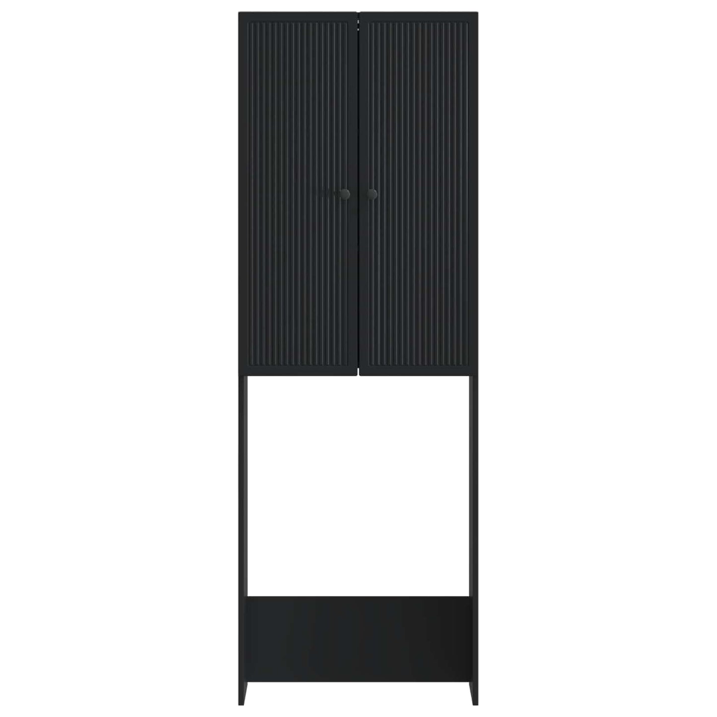 Toilet Cabinet EDE Black 66 x 25.5 x 190 cm Engineered Wood