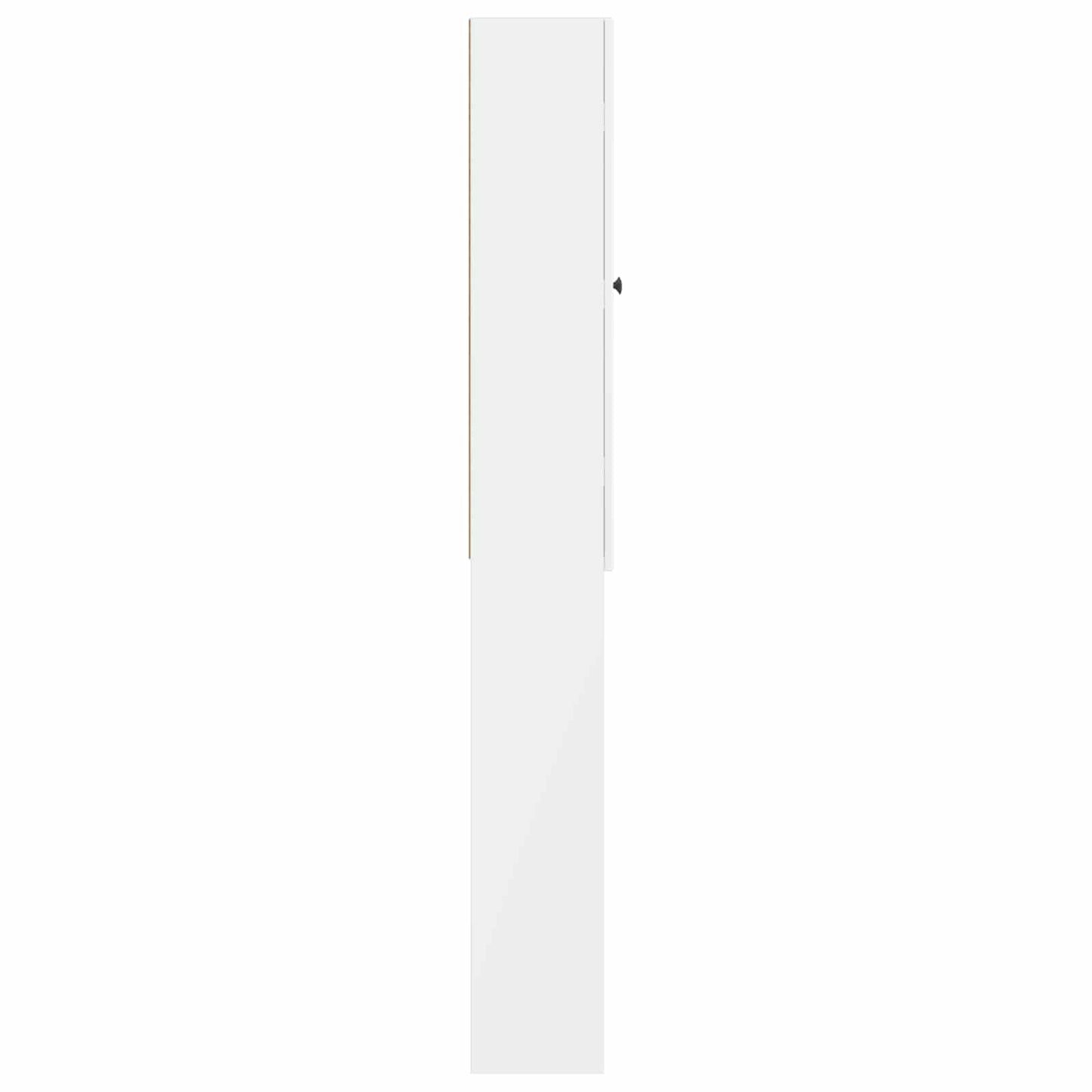 Toilet Cabinet EDE High Gloss White 66 x 25.5 x 190 cm