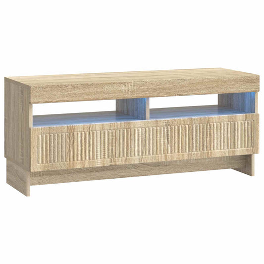 LED TV Cabinet Sonoma Oak Engineered Wood