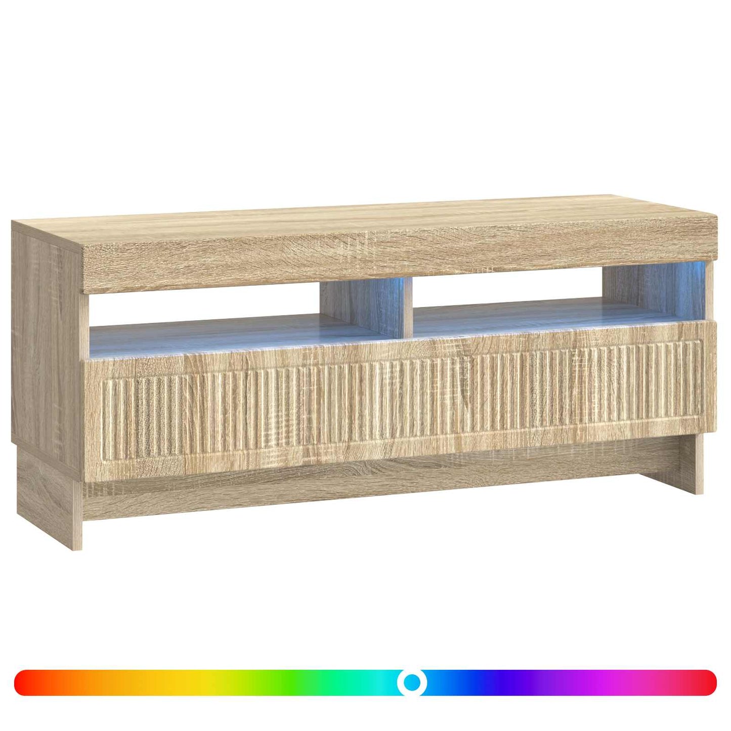 LED TV Cabinet Sonoma Oak Engineered Wood