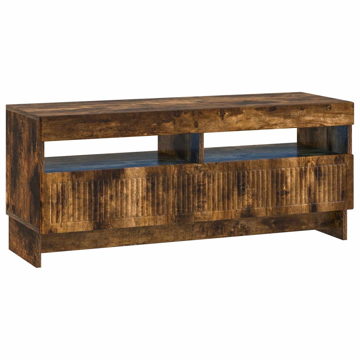 LED TV Cabinet Smoked Oak Engineered Wood