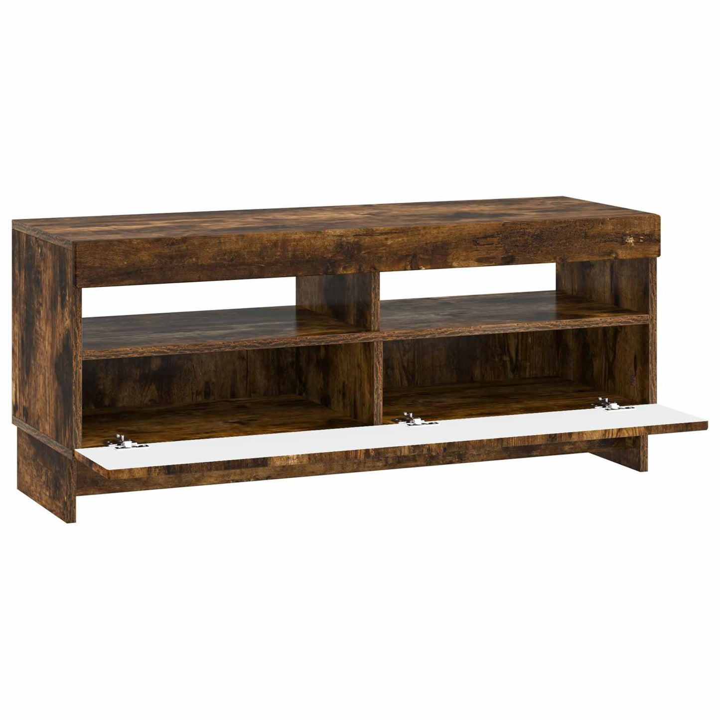 LED TV Cabinet Smoked Oak Engineered Wood