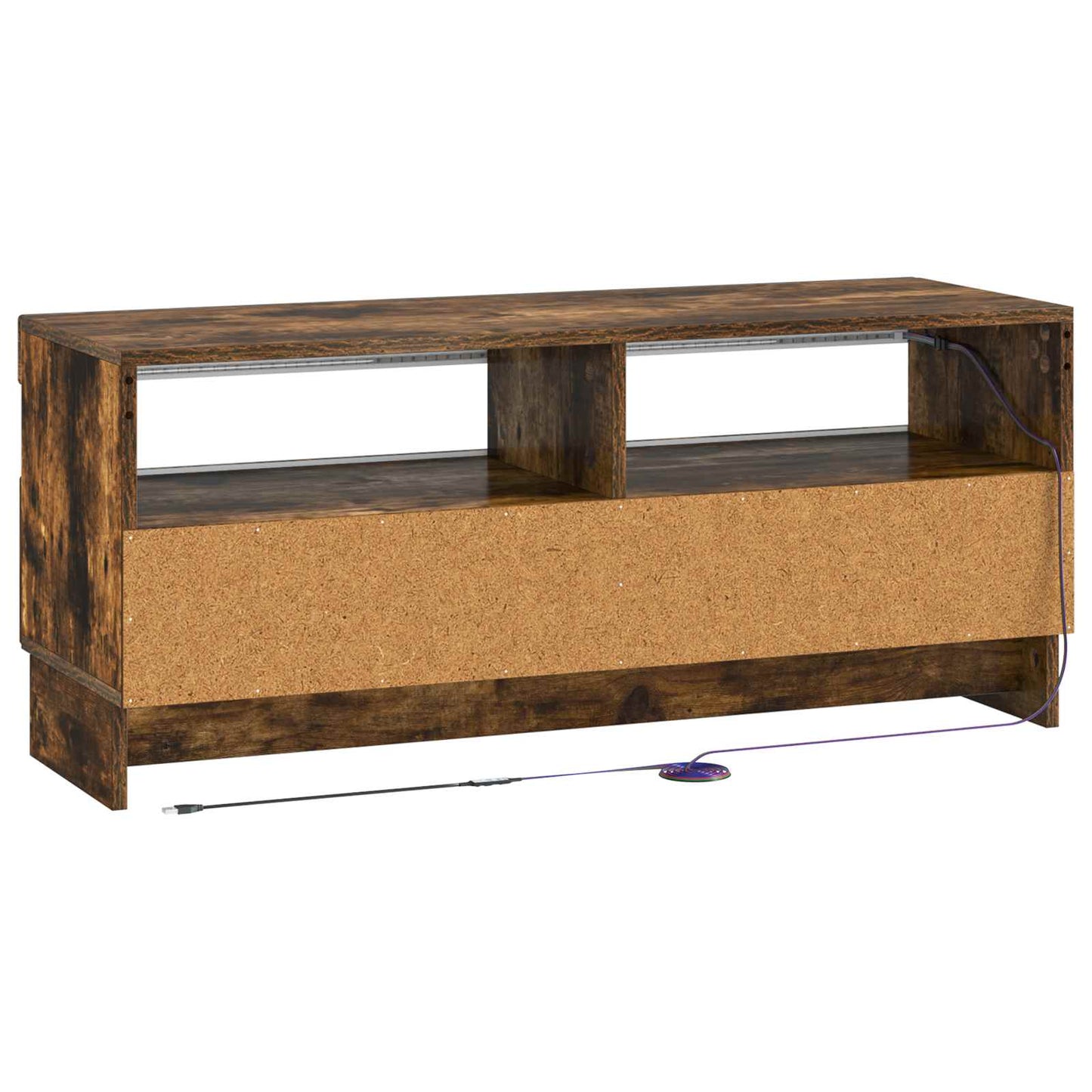LED TV Cabinet Smoked Oak Engineered Wood