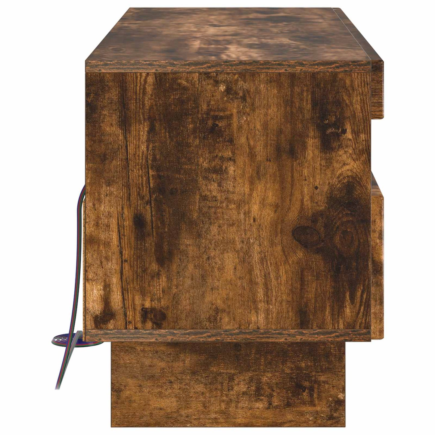 LED TV Cabinet Smoked Oak Engineered Wood