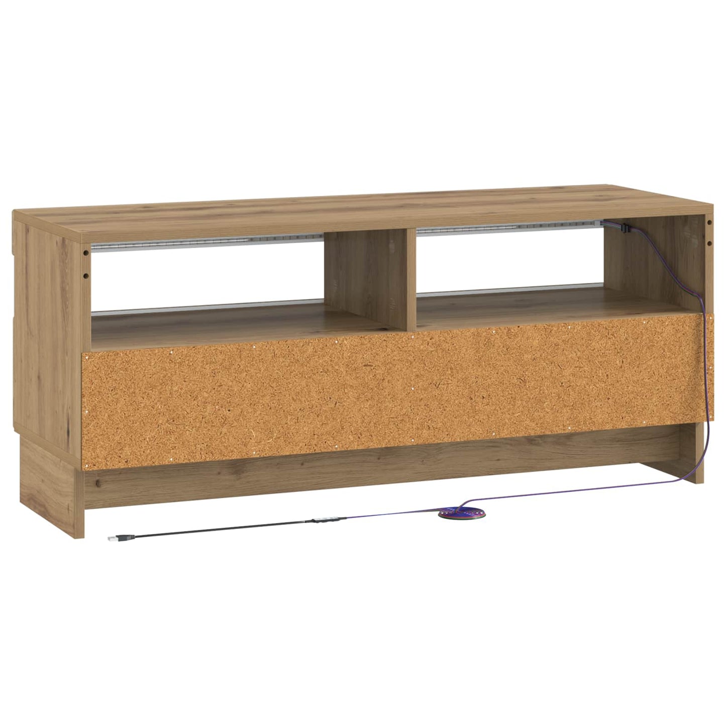 LED TV Cabinet Artisan Oak Engineered Wood