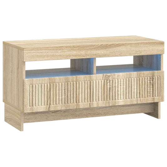 LED TV Cabinet Sonoma Oak Engineered Wood