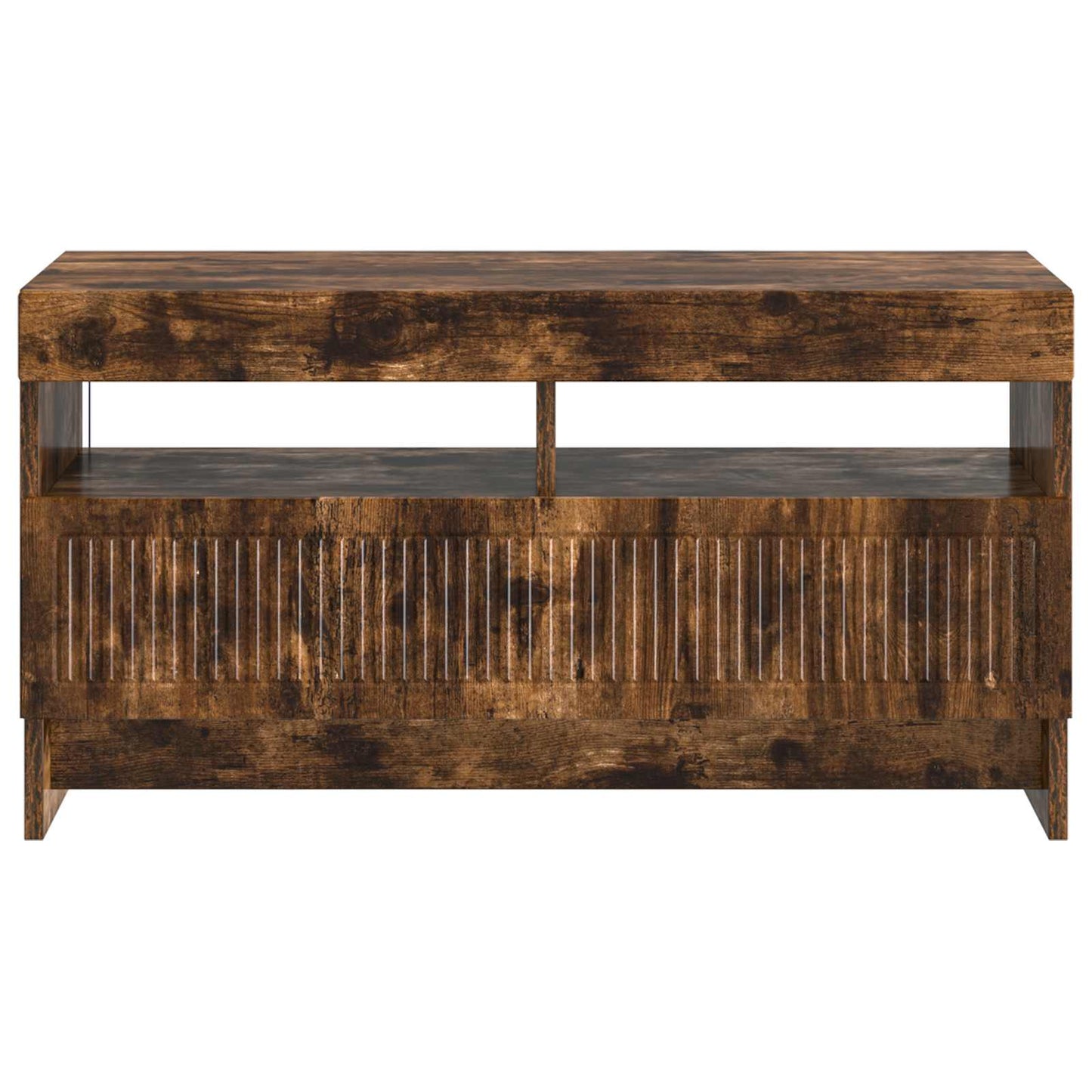 LED TV Cabinet Smoked Oak Engineered Wood