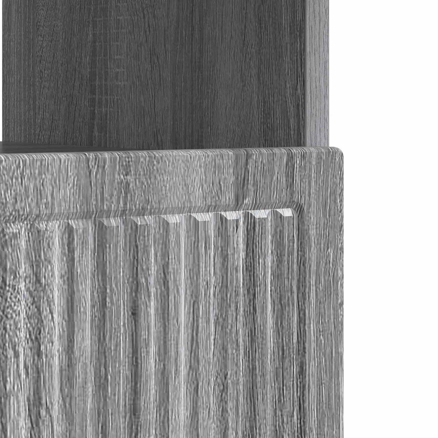 LED TV Cabinet Grey Sonoma Engineered Wood