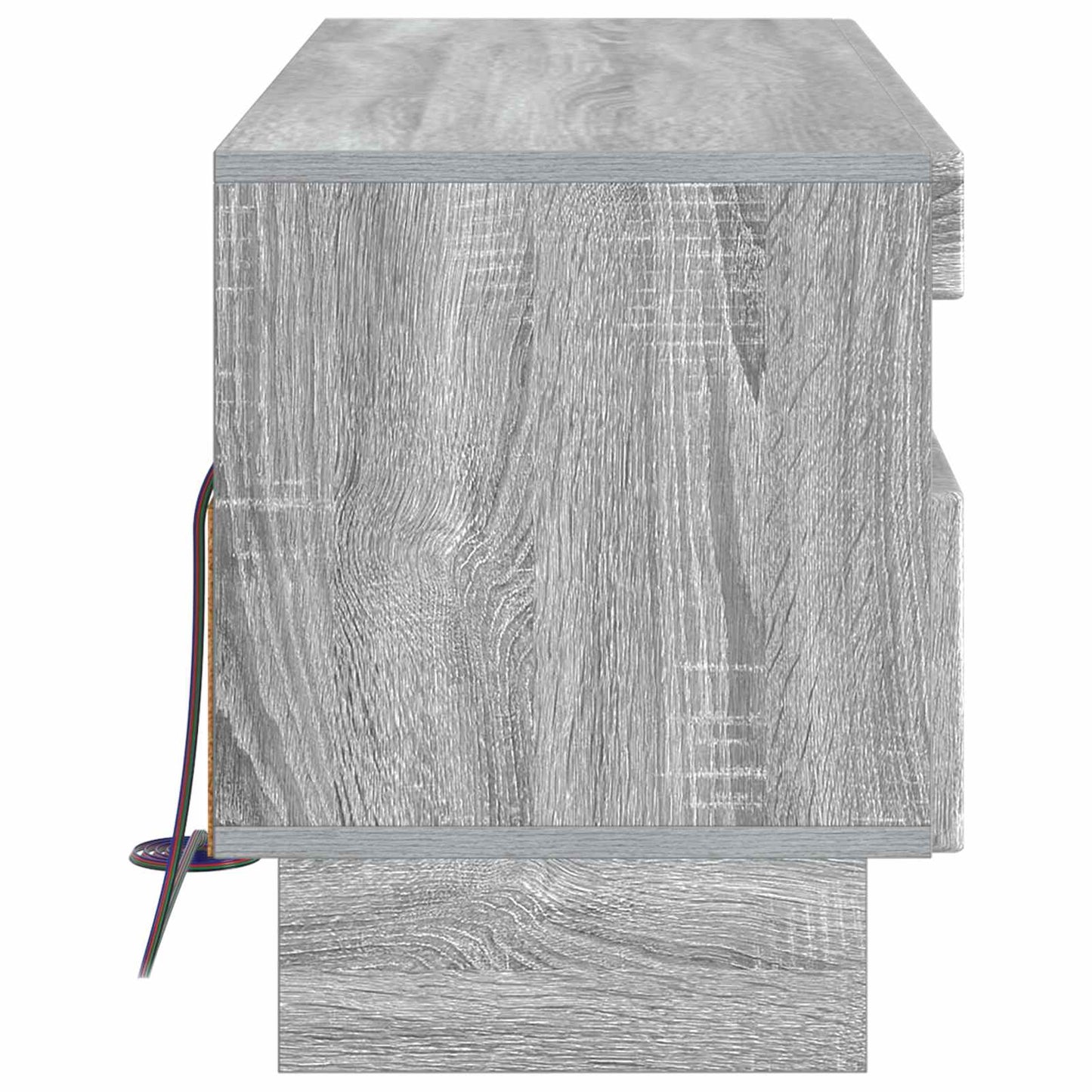 LED TV Cabinet Grey Sonoma Engineered Wood