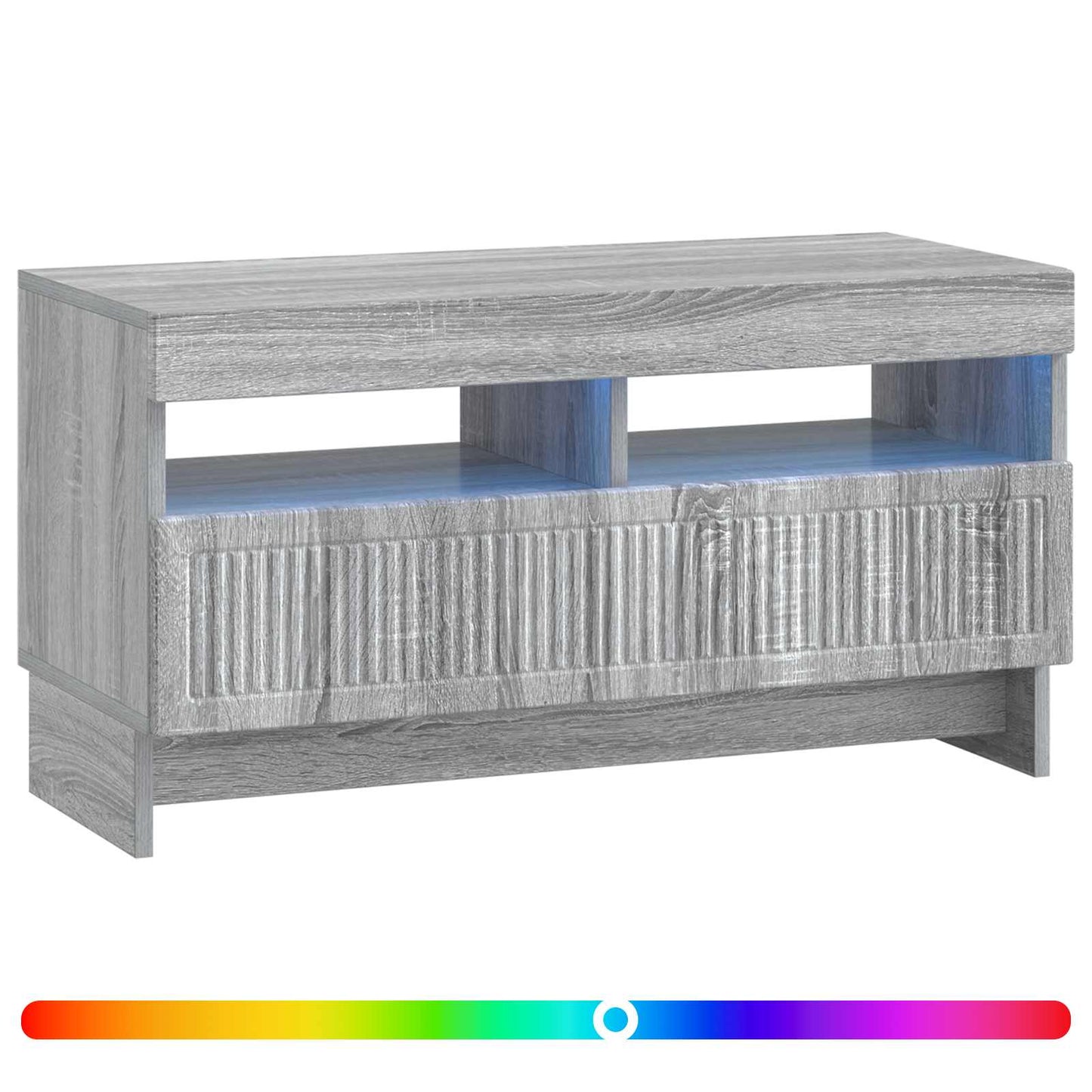 LED TV Cabinet Grey Sonoma Engineered Wood