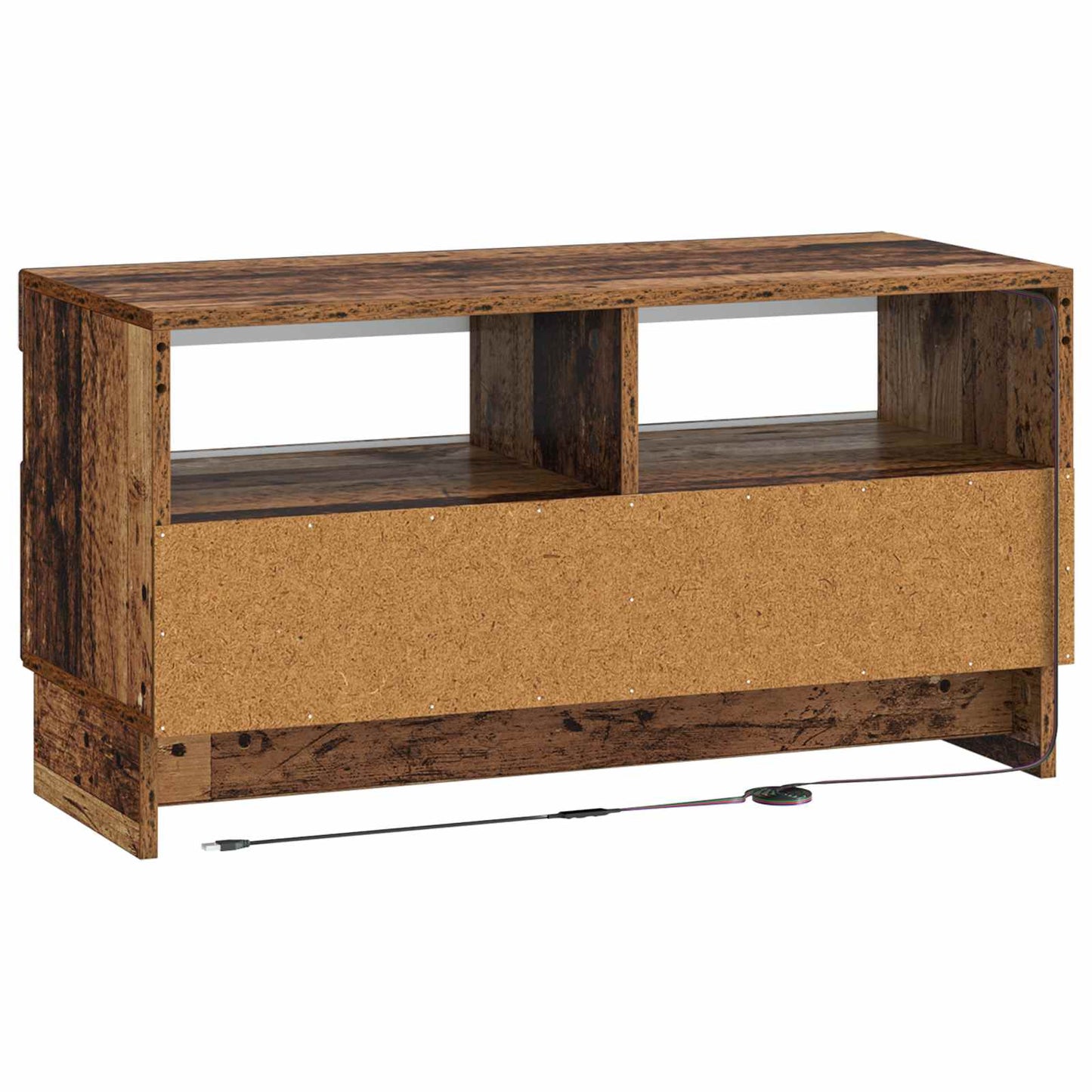 LED TV Cabinet Old Wood Engineered Wood