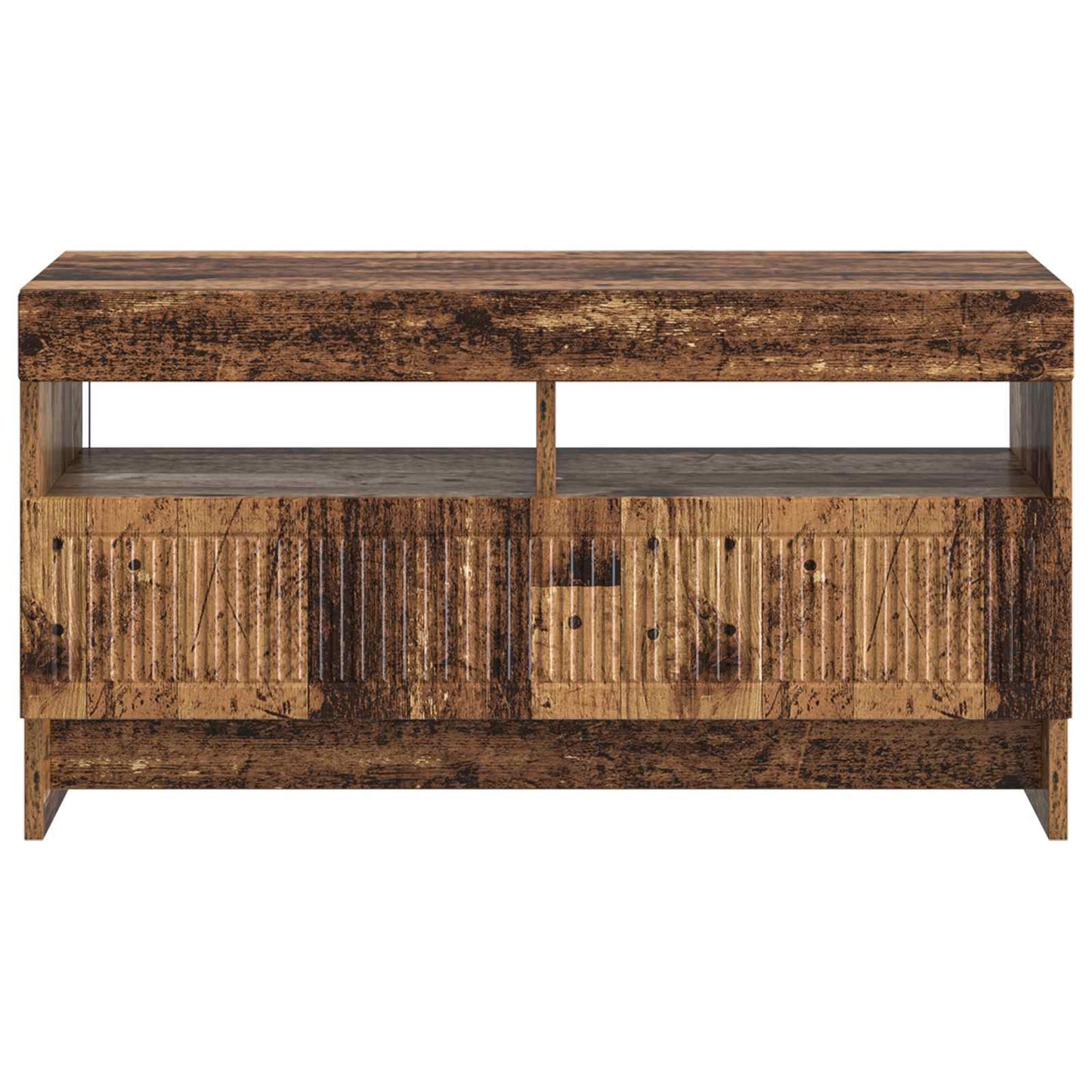 LED TV Cabinet Old Wood Engineered Wood