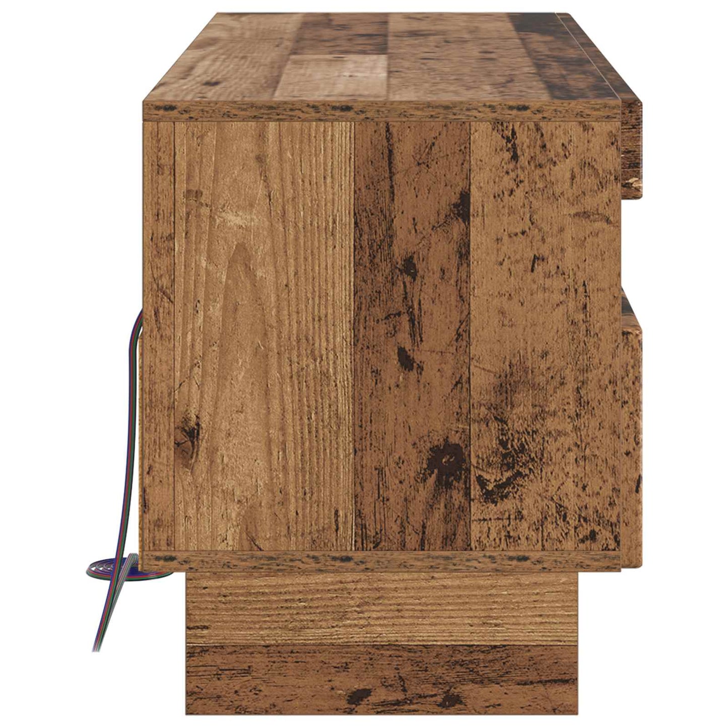 LED TV Cabinet Old Wood Engineered Wood