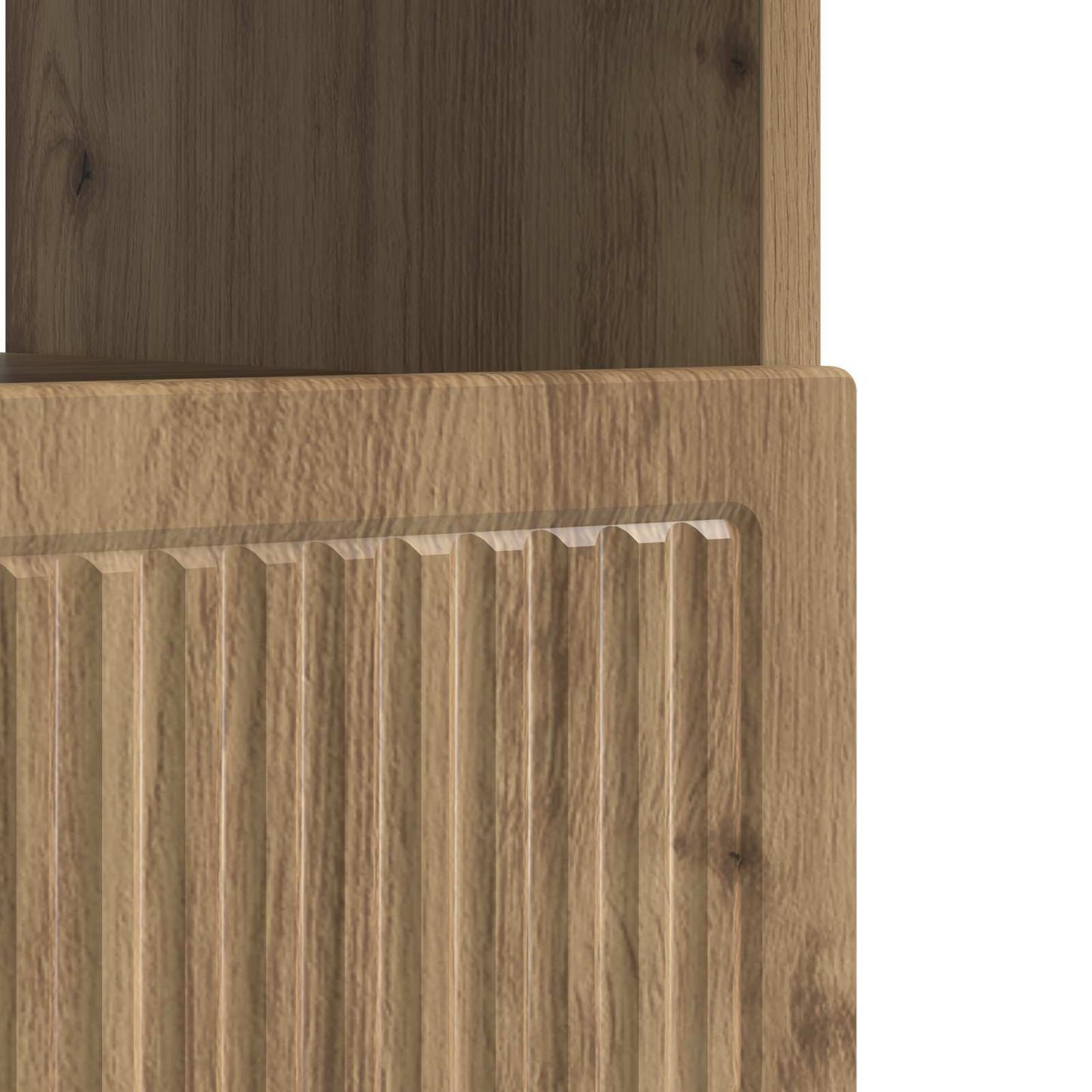 LED TV Cabinet Artisan Oak Engineered Wood