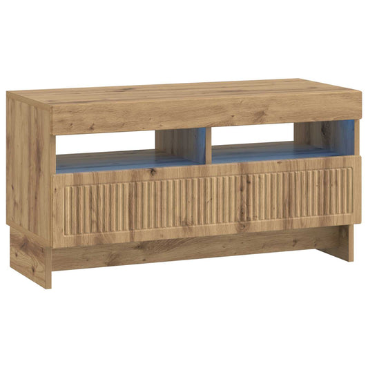 LED TV Cabinet Artisan Oak Engineered Wood