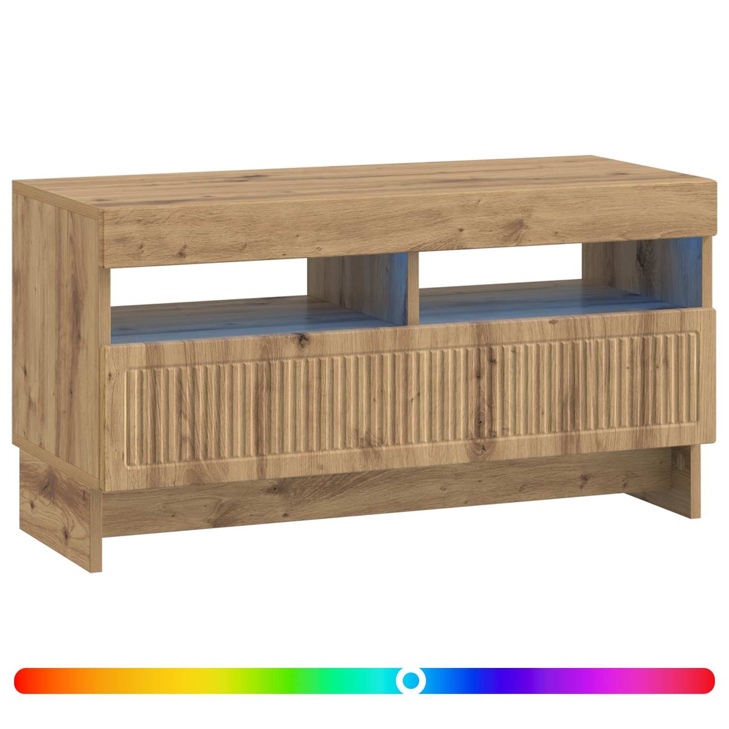 LED TV Cabinet Artisan Oak Engineered Wood