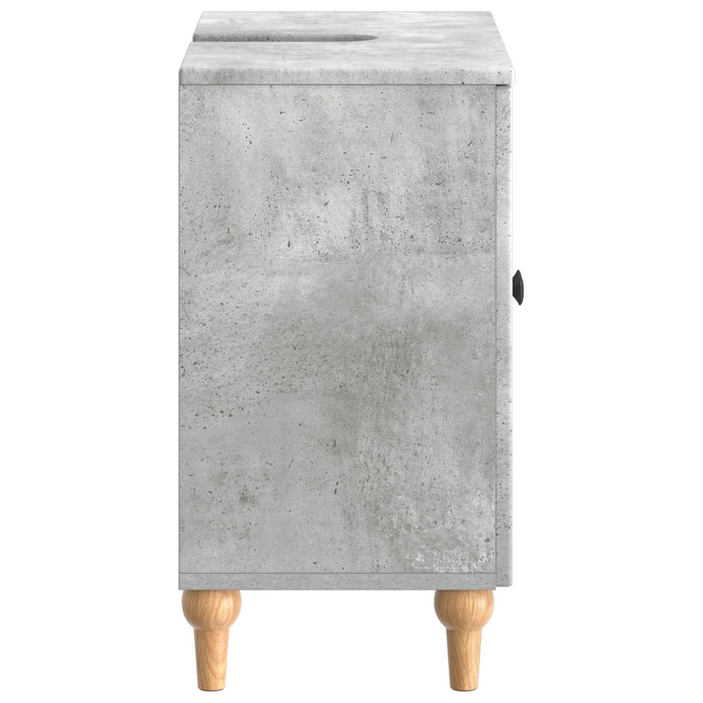 Bathroom Sink Cabinet ALKMAAR Concrete Grey 59.5 x 31.5x 59 cm