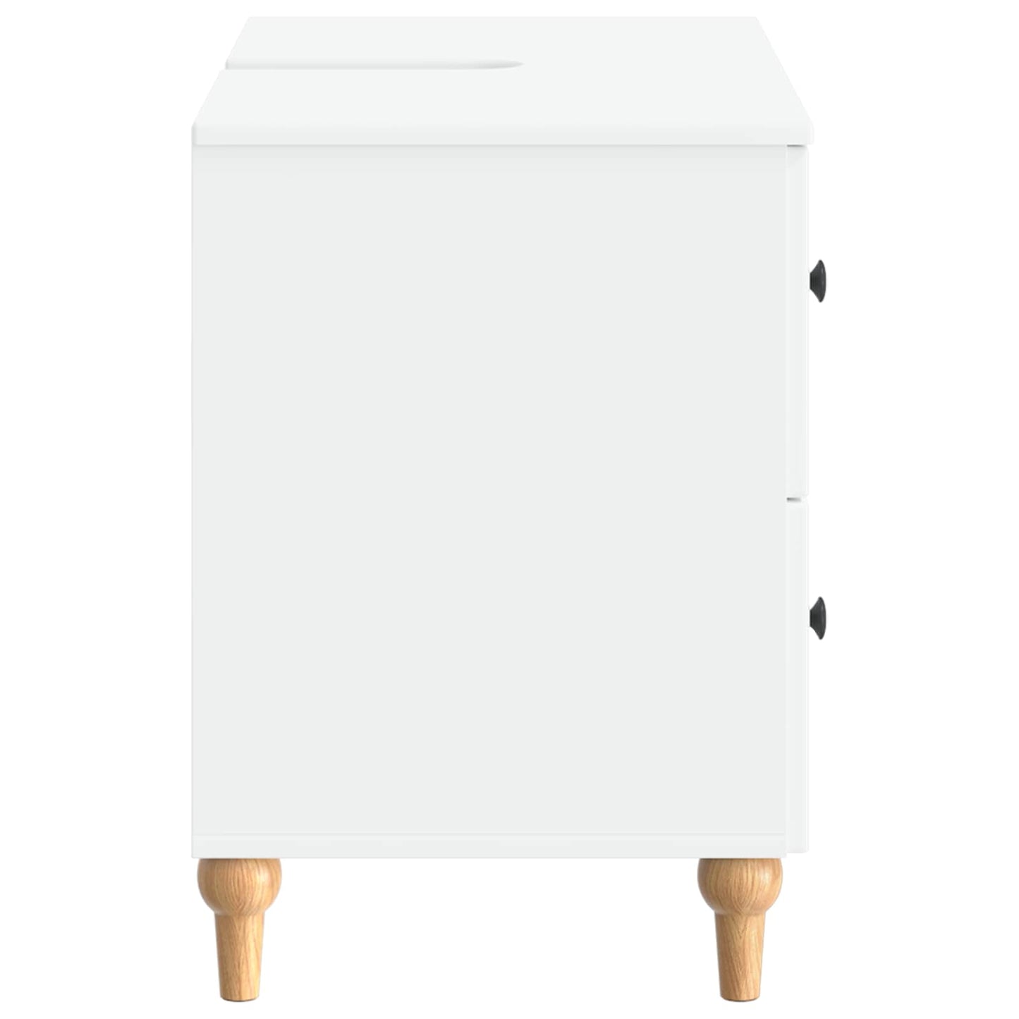 Bathroom Sink Cabinet ALKMAAR White 82 x 41x 59 cm