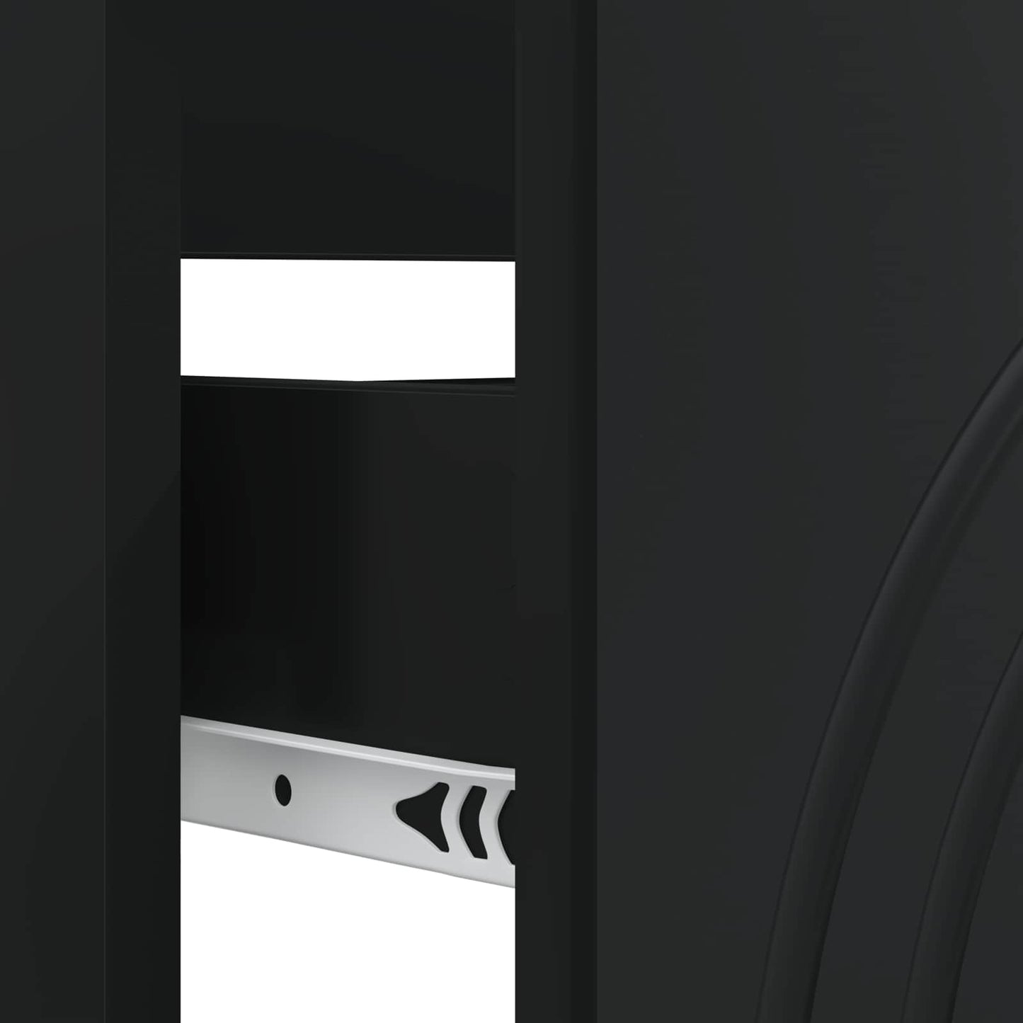 Bathroom Sink Cabinet ALKMAAR Black 82 x 41x 59 cm