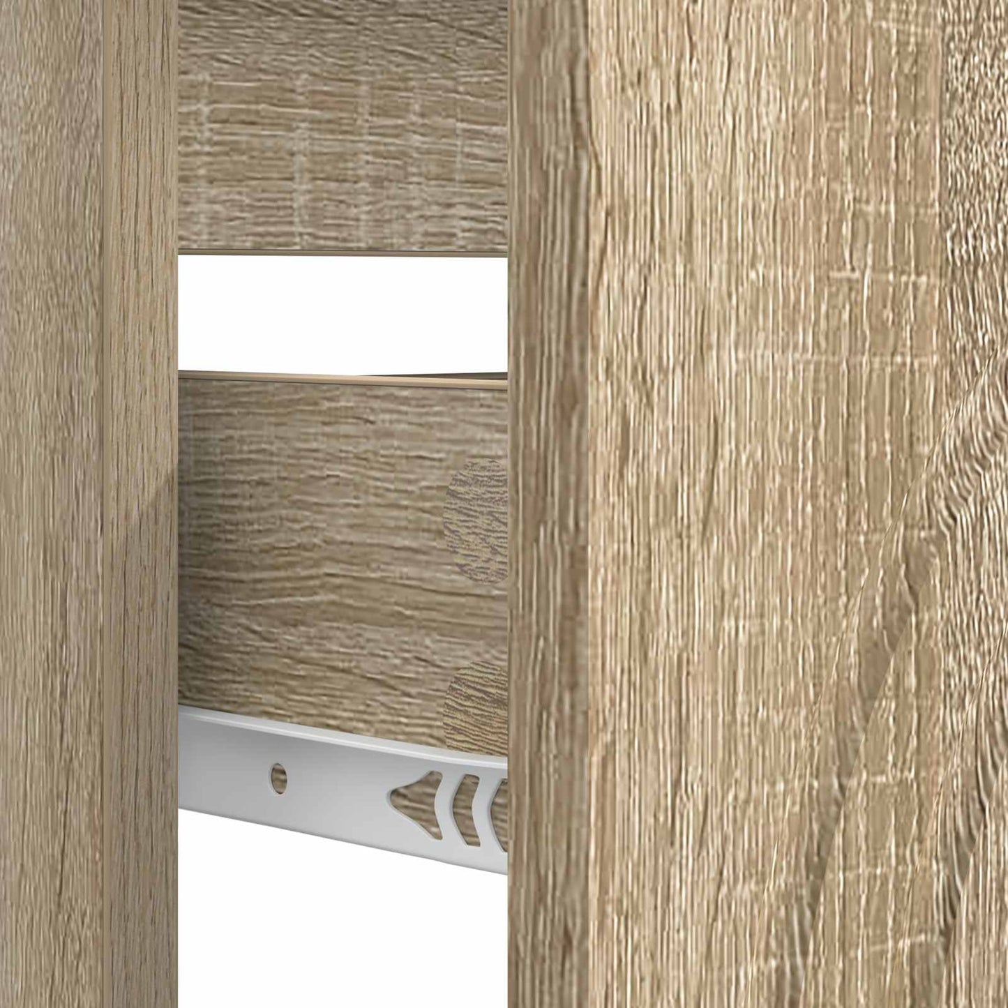 Bathroom Sink Cabinet ALKMAAR Sonoma Oak 82 x 41x 59 cm