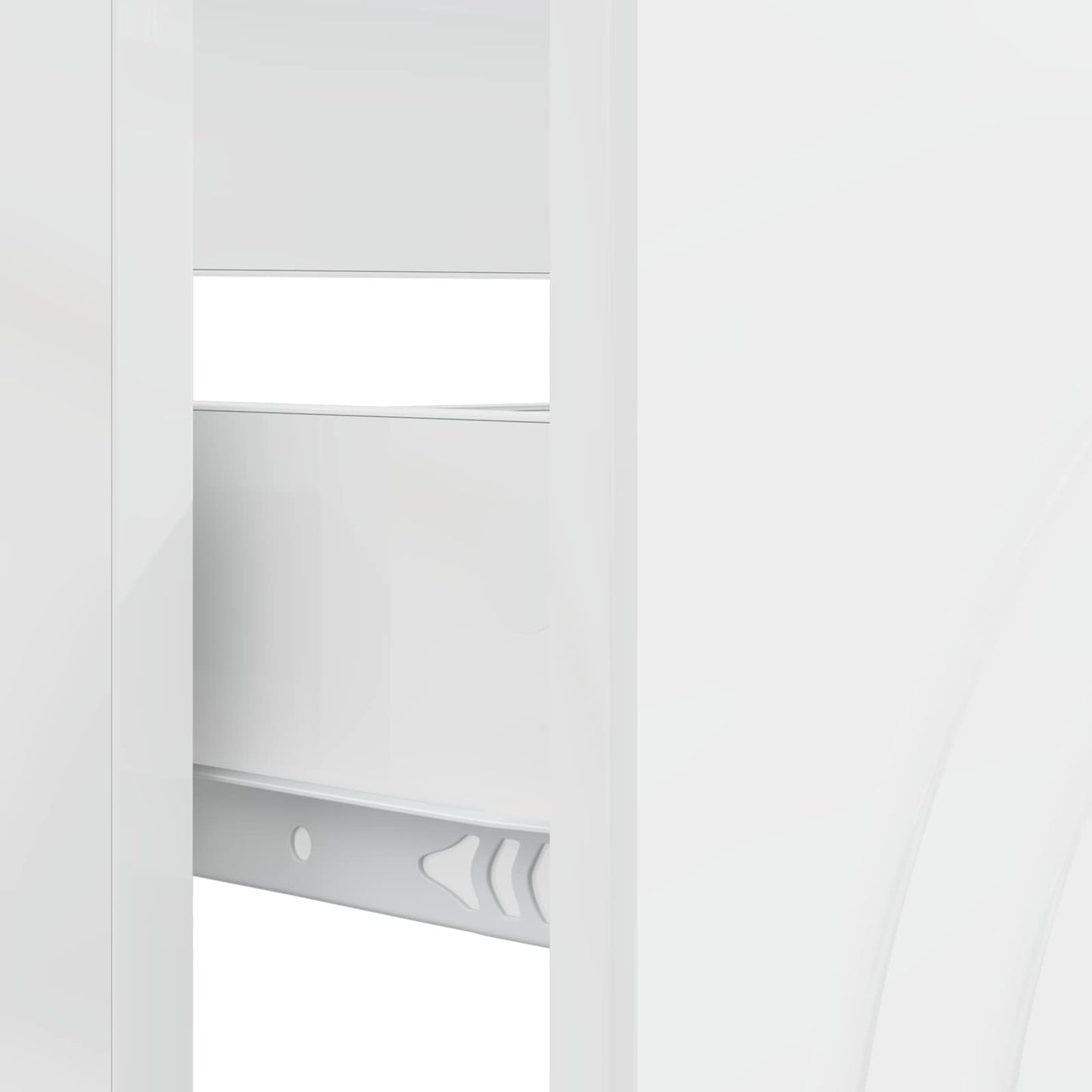 Bathroom Sink Cabinet ALKMAAR High Gloss White 82 x 41x 59 cm