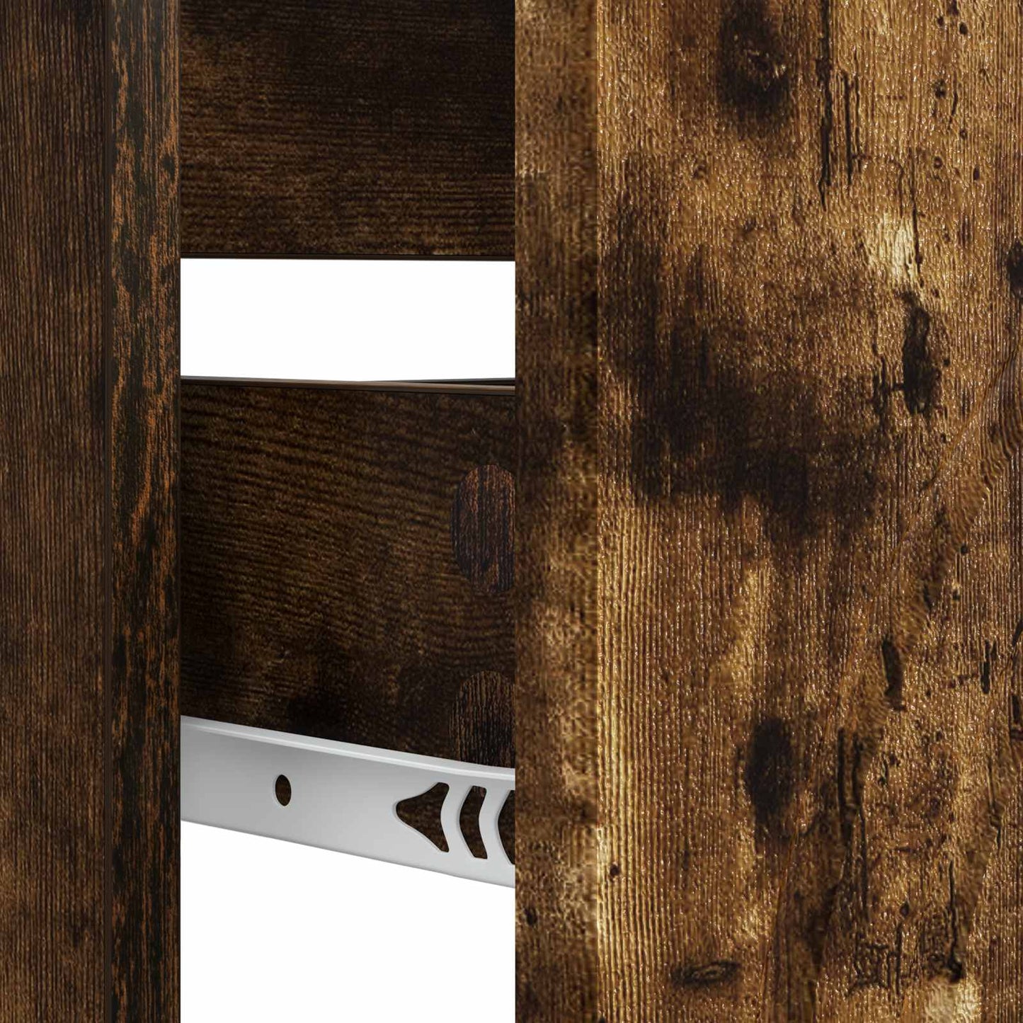 Bathroom Sink Cabinet ALKMAAR Smoked Oak 82 x 41x 59 cm