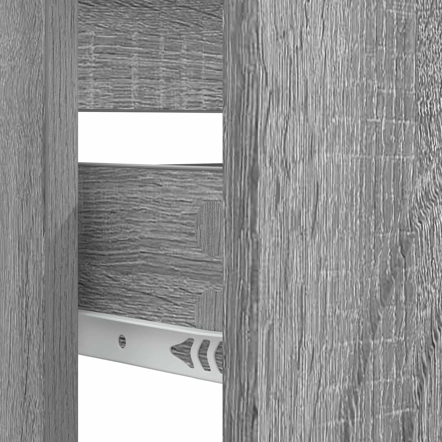 Bathroom Sink Cabinet ALKMAAR Grey Sonoma 82 x 41x 59 cm