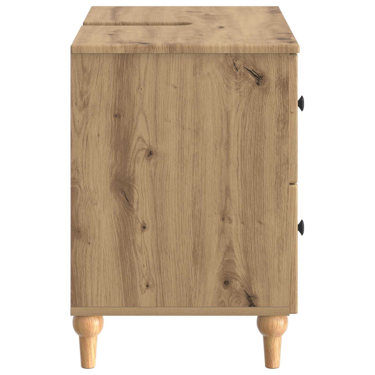 Bathroom Sink Cabinet ALKMAAR Artisan Oak 82 x 41x 59 cm