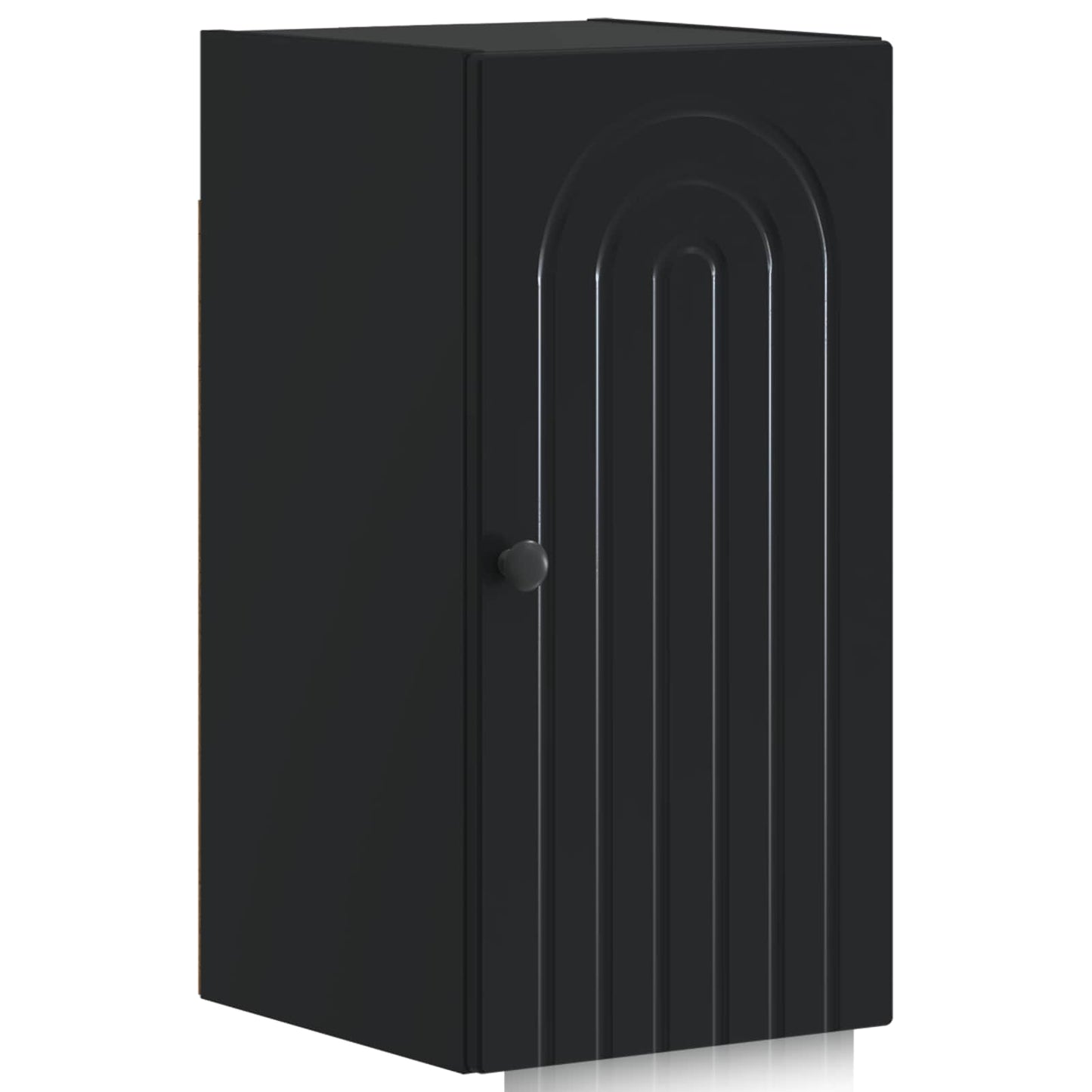 Bathroom Wall Cabinet ALKMAAR Black 30 x 31 x 59 cm