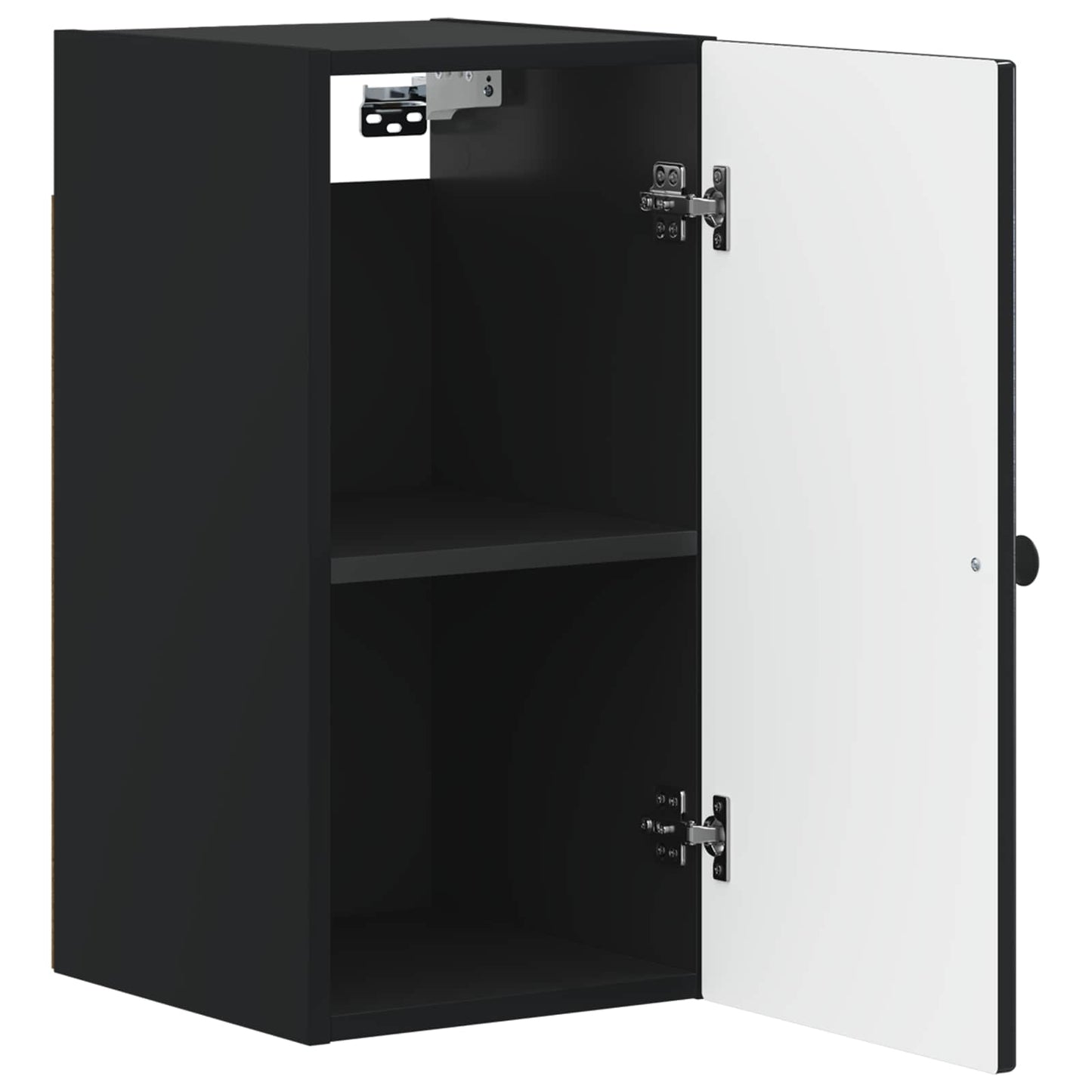 Bathroom Wall Cabinet ALKMAAR Black 30 x 31 x 59 cm