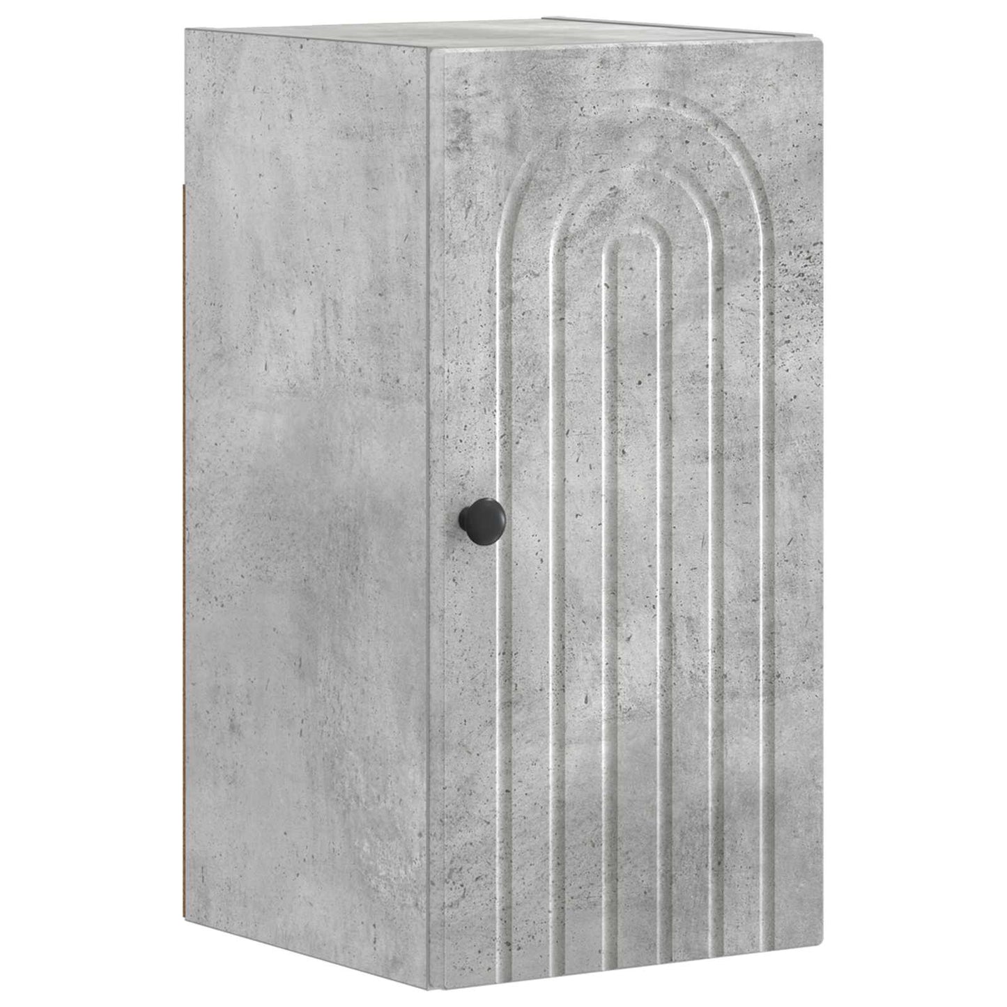 Bathroom Wall Cabinet ALKMAAR Concrete Grey 30 x 31 x 59 cm