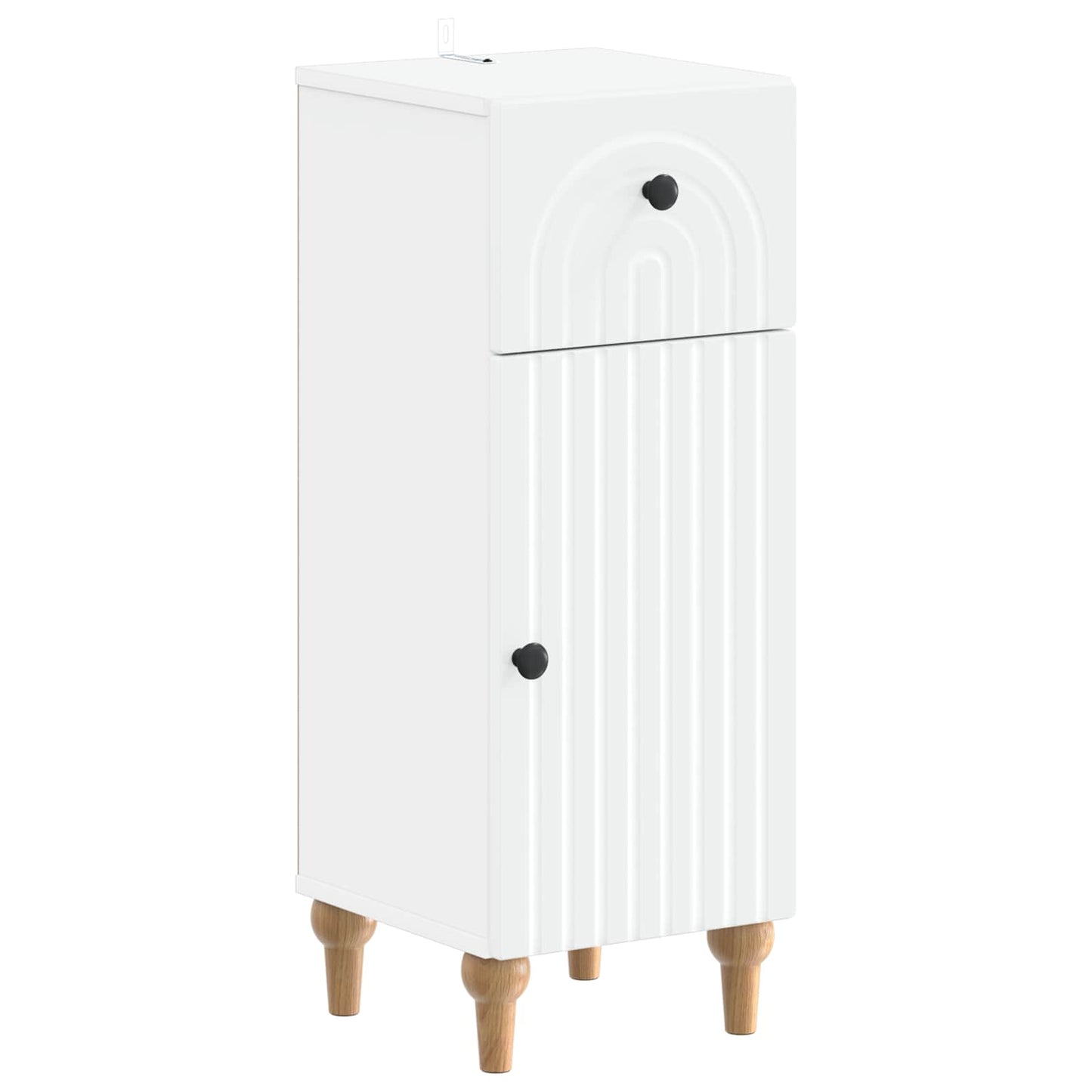 Bathroom Storage Cainet ALKMAAR White 30 x 31 x 80 cm