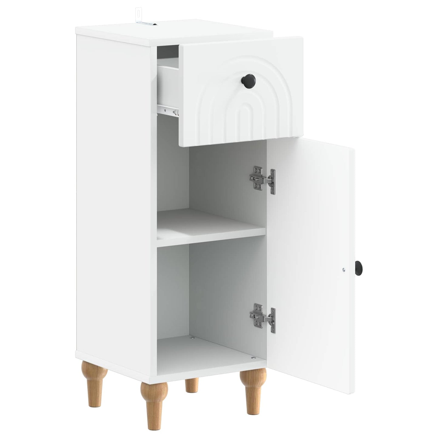 Bathroom Storage Cainet ALKMAAR White 30 x 31 x 80 cm