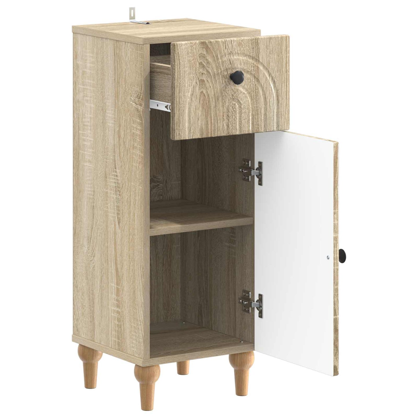 Bathroom Storage Cainet ALKMAAR Sonoma Oak 30 x 31 x 80 cm