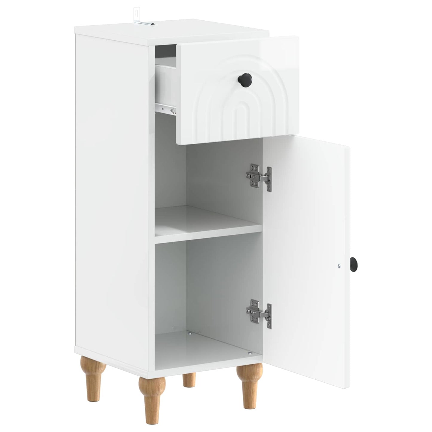 Bathroom Storage Cainet ALKMAAR High Gloss White