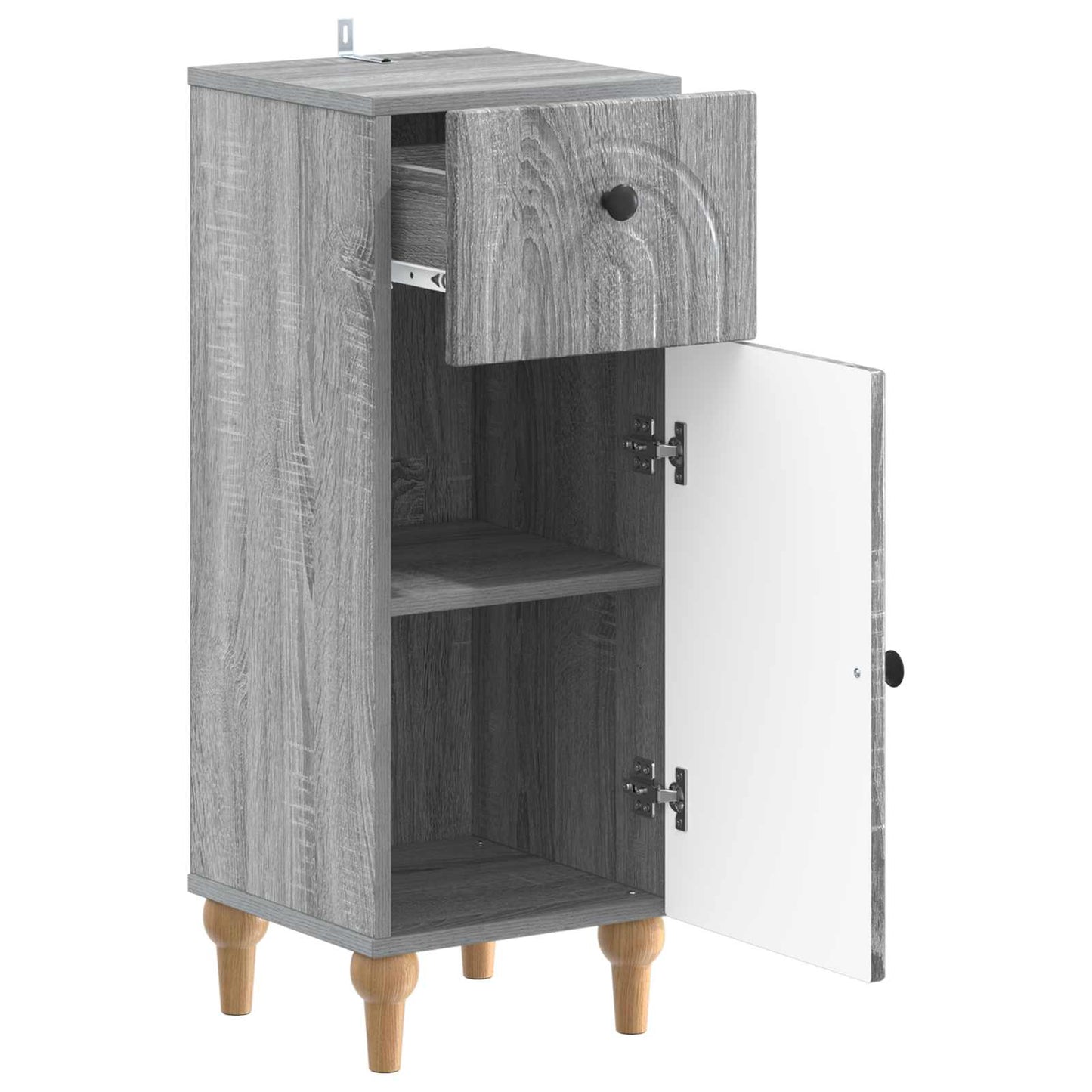 Bathroom Storage Cainet ALKMAAR Grey Sonoma 30 x 31 x 80 cm
